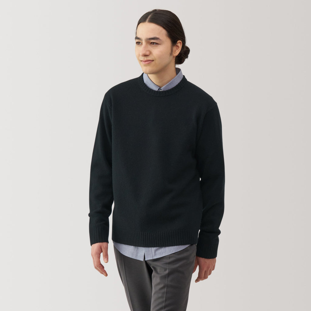 Men's Washable Mid-Gauge Crewneck Sweater