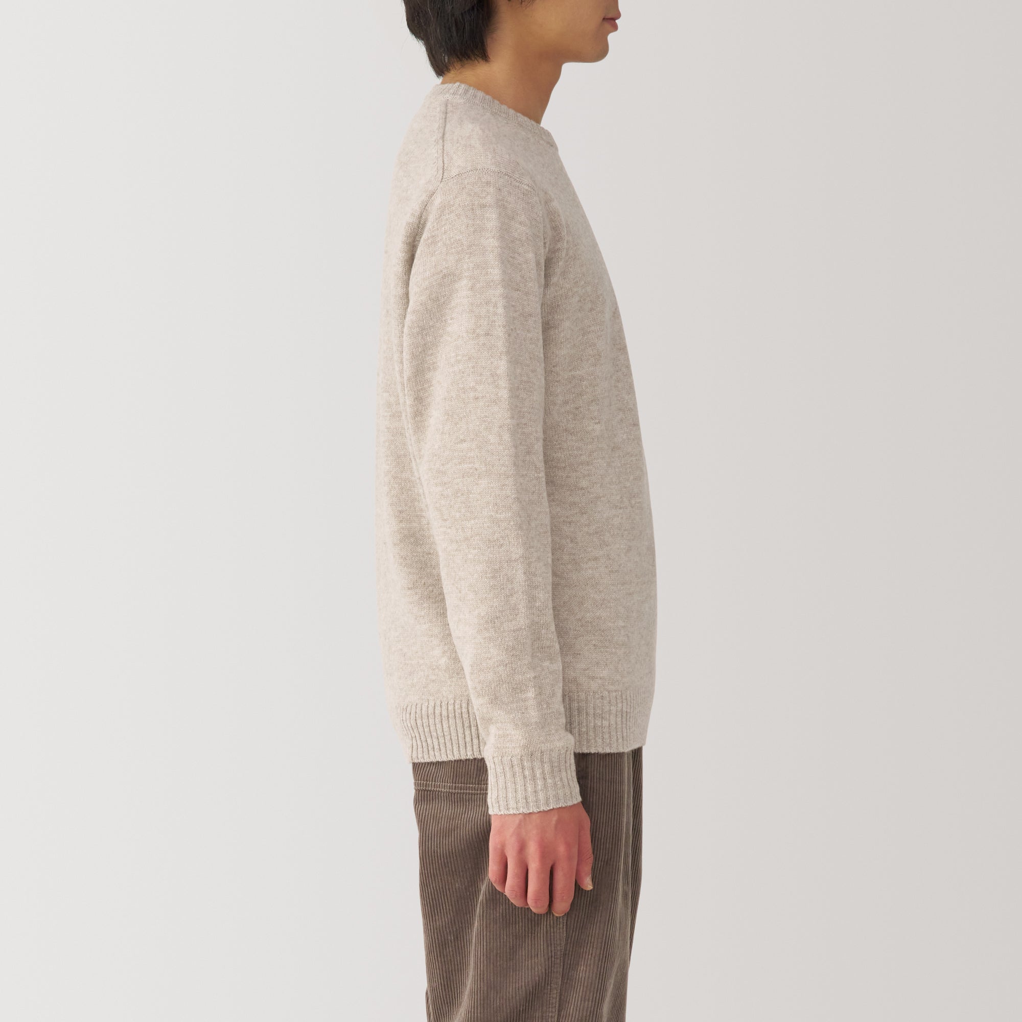 Men's Washable Mid-Gauge Crewneck Sweater