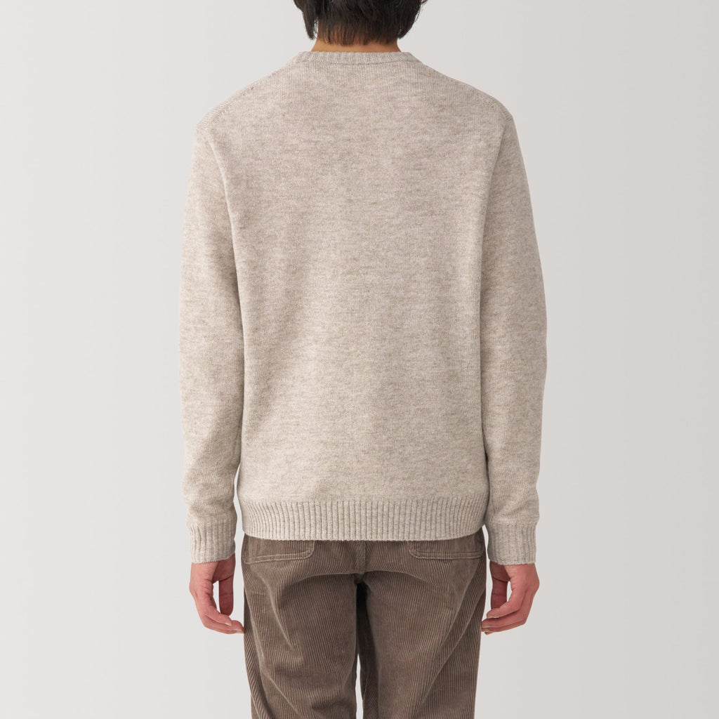 Men's Washable Mid-Gauge Crewneck Sweater