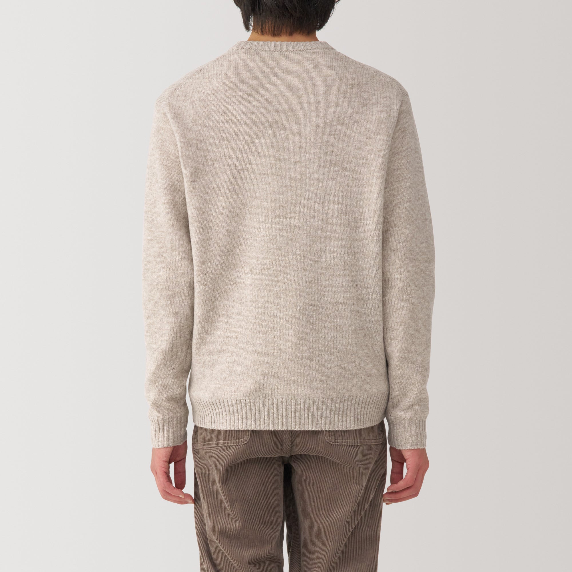 Men's Washable Mid-Gauge Crewneck Sweater