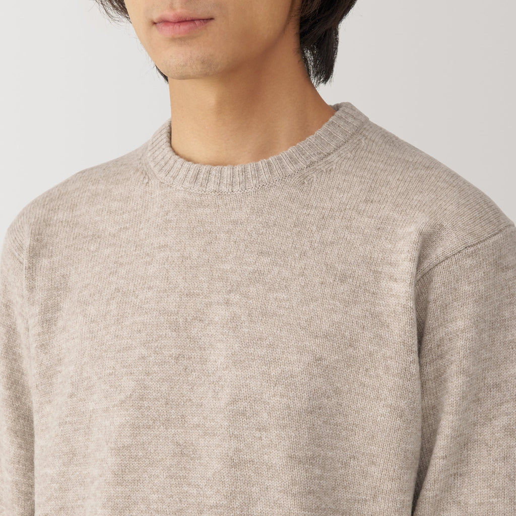 Men's Washable Mid-Gauge Crewneck Sweater