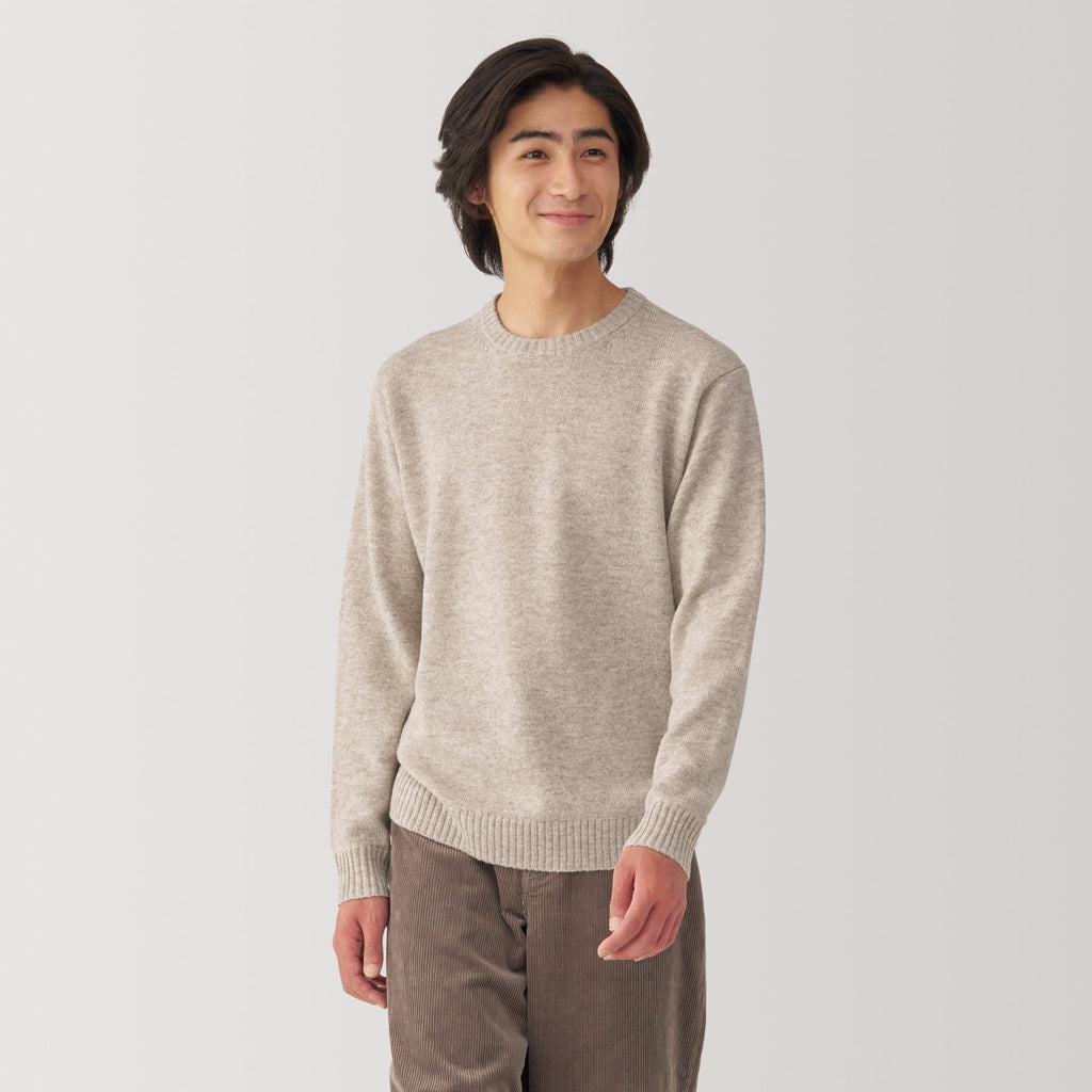Men's Washable Mid-Gauge Crewneck Sweater