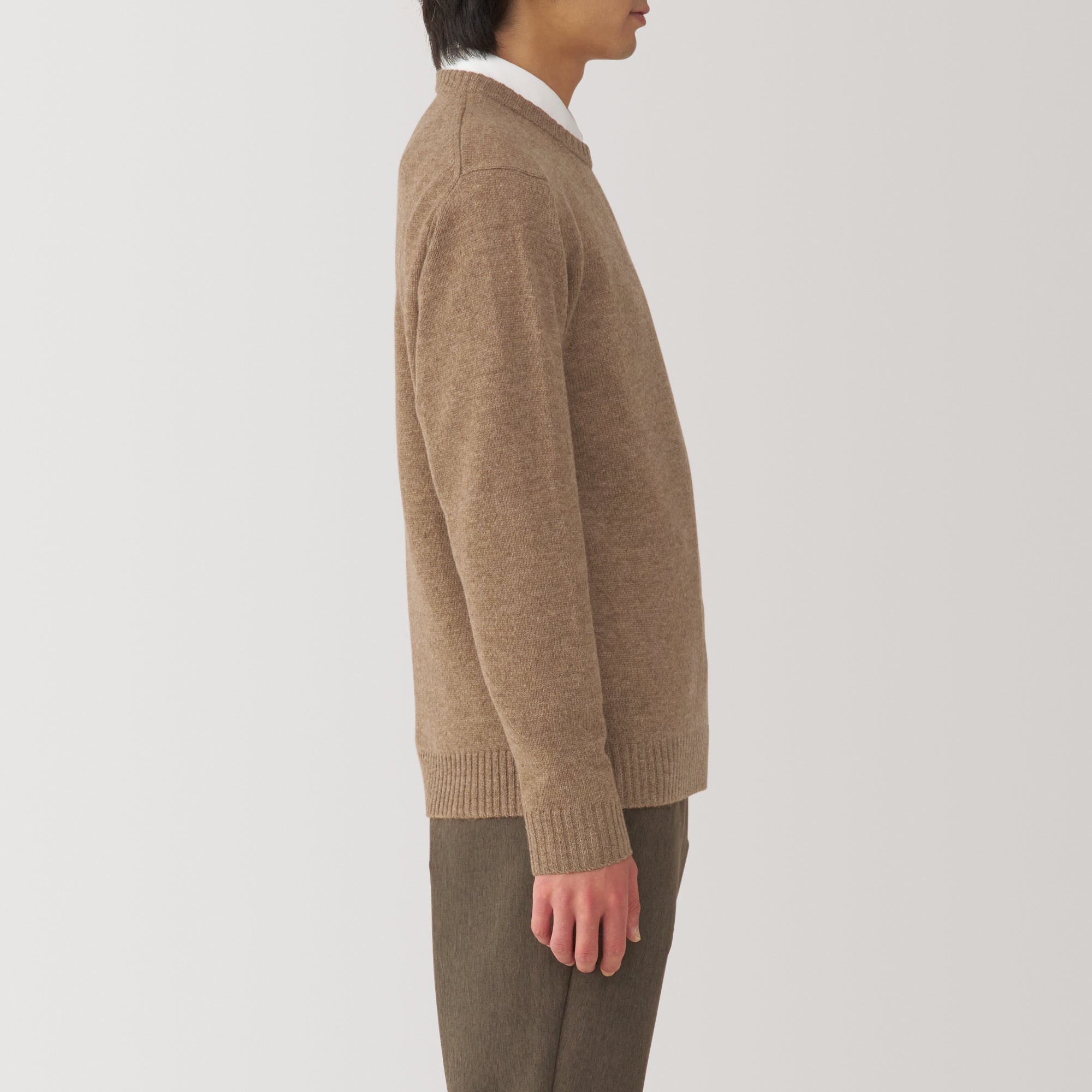 Men's Washable Mid-Gauge Crewneck Sweater