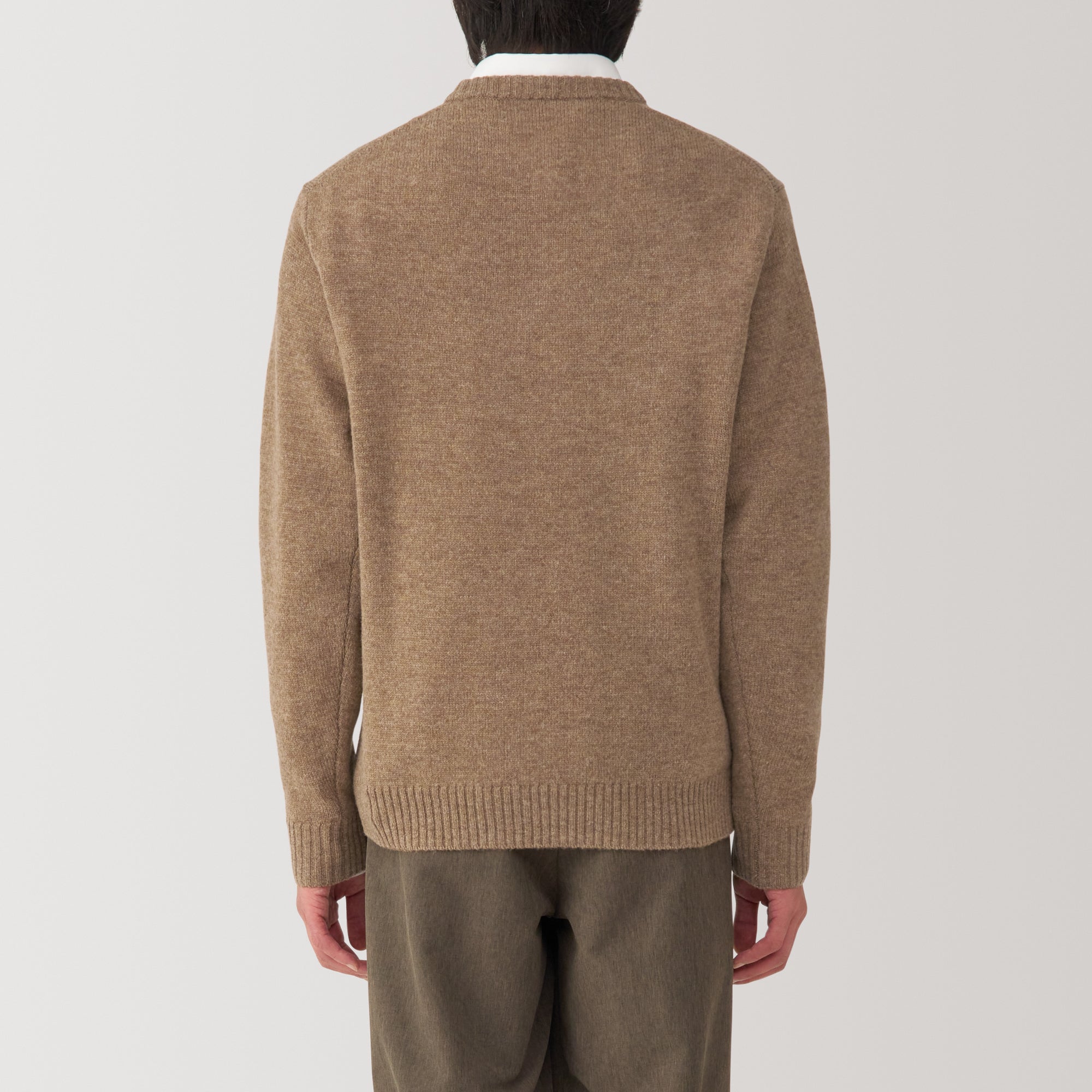 Men's Washable Mid-Gauge Crewneck Sweater