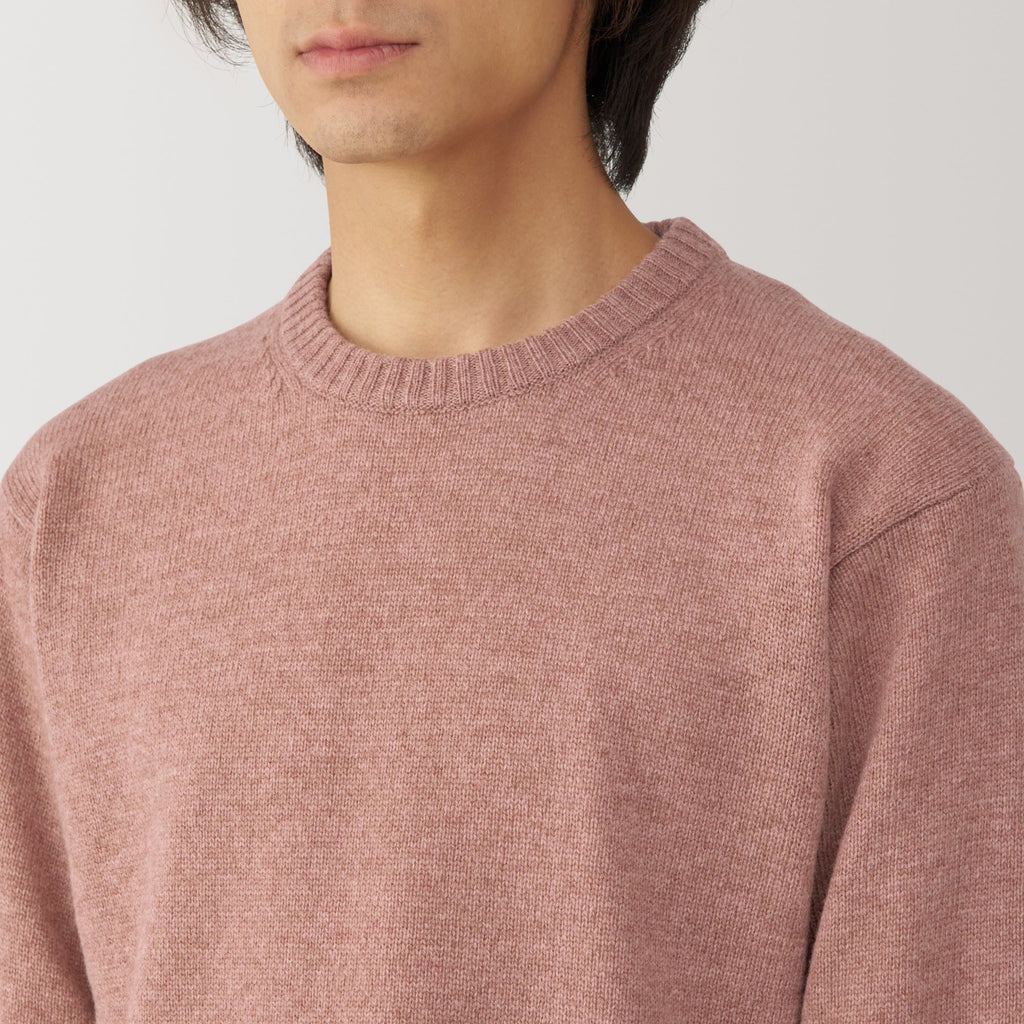 Men's Washable Mid-Gauge Crewneck Sweater