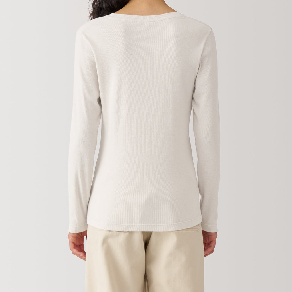 Women's Soy Fiber Blend Ribbed Crewneck T-Shirt