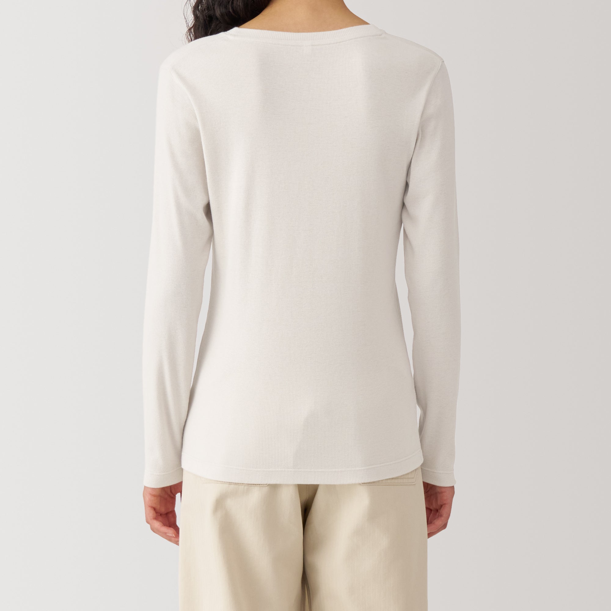 Women's Soy Fiber Blend Ribbed Crewneck T-Shirt