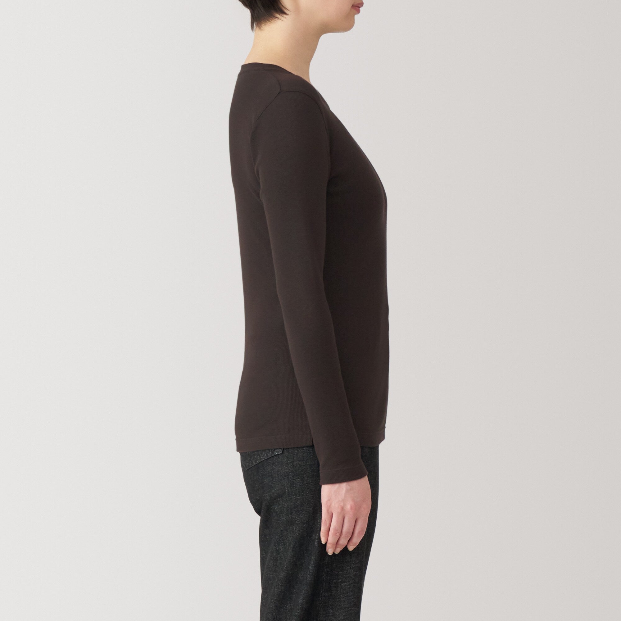 Women's Soy Fiber Blend Ribbed Crewneck T-Shirt
