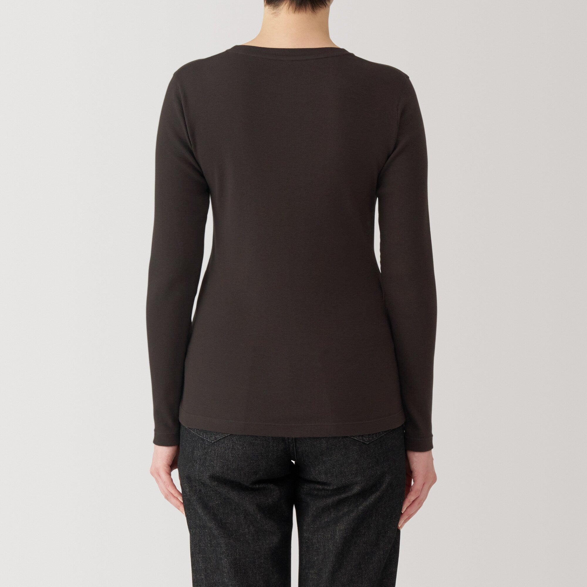 Women's Soy Fiber Blend Ribbed Crewneck T-Shirt