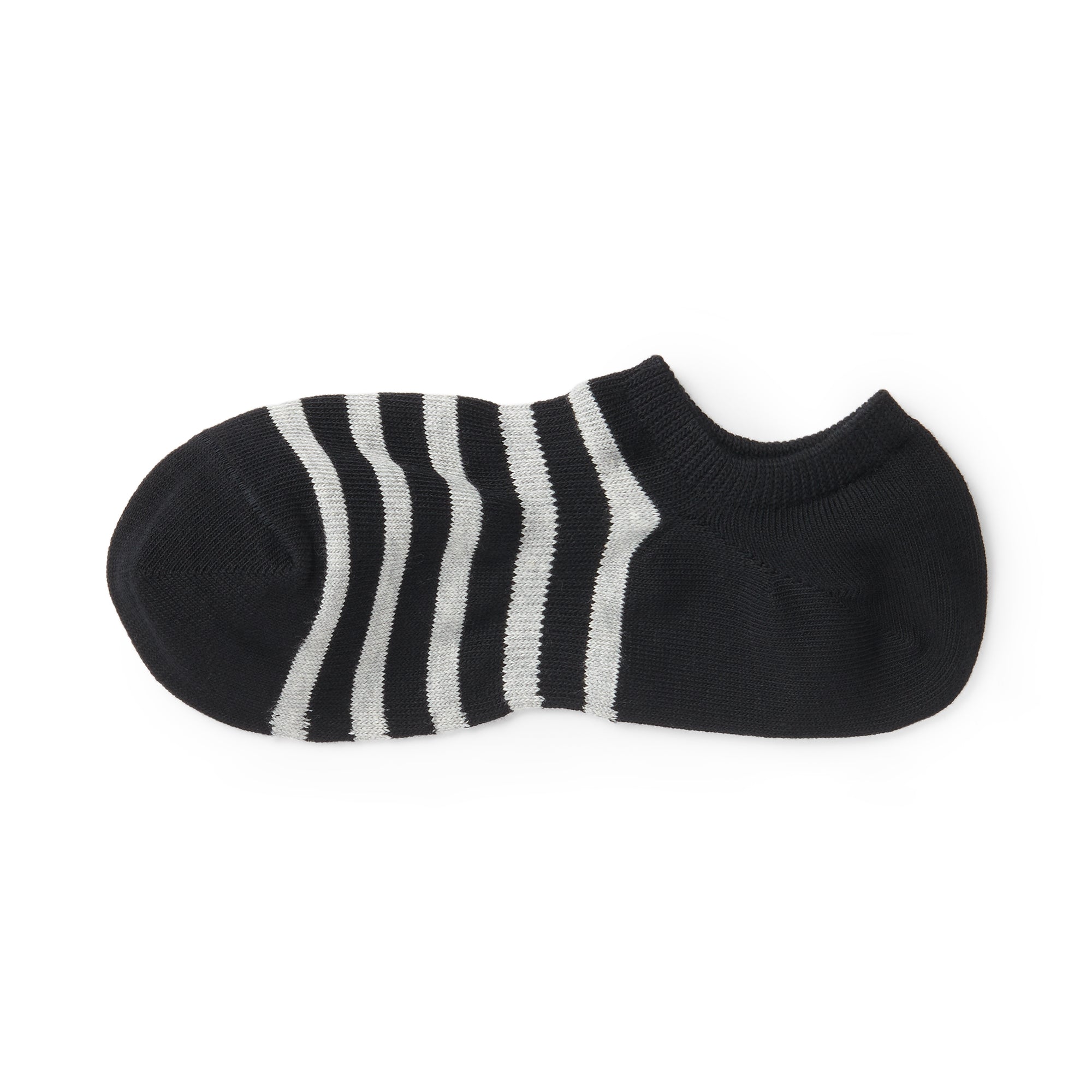 Right Angle Striped Sneaker Socks