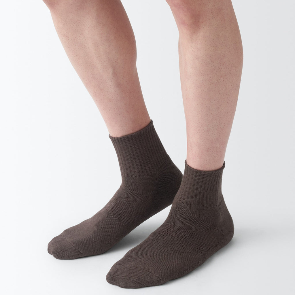 Right Angle Pile Short Socks
