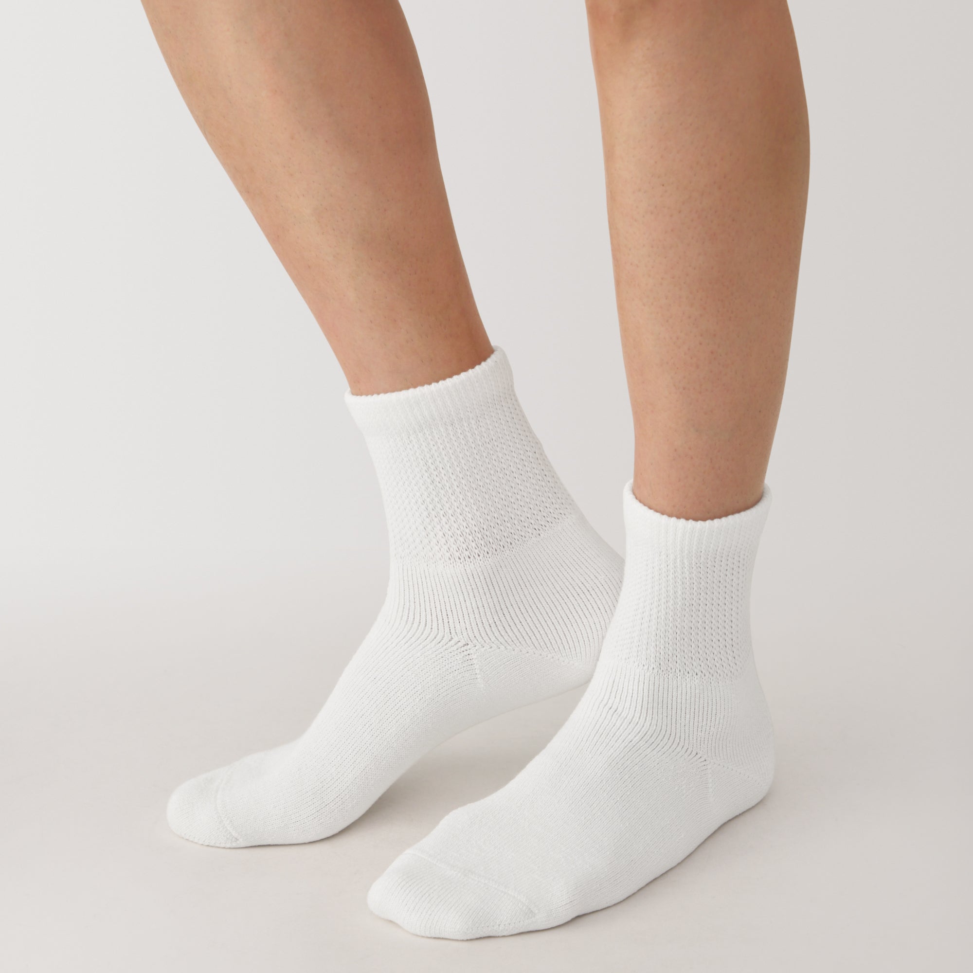 Right Angle Loose Top Pile Short Socks
