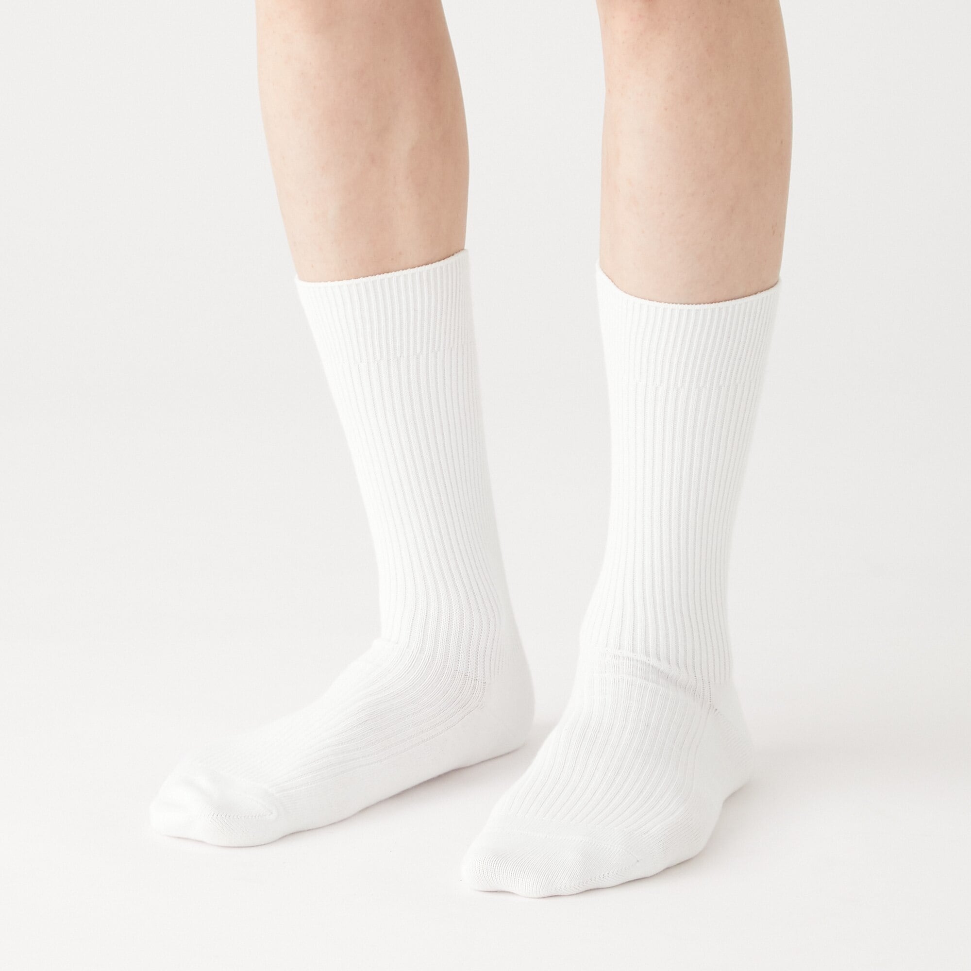 Right Angle Ribbed Socks