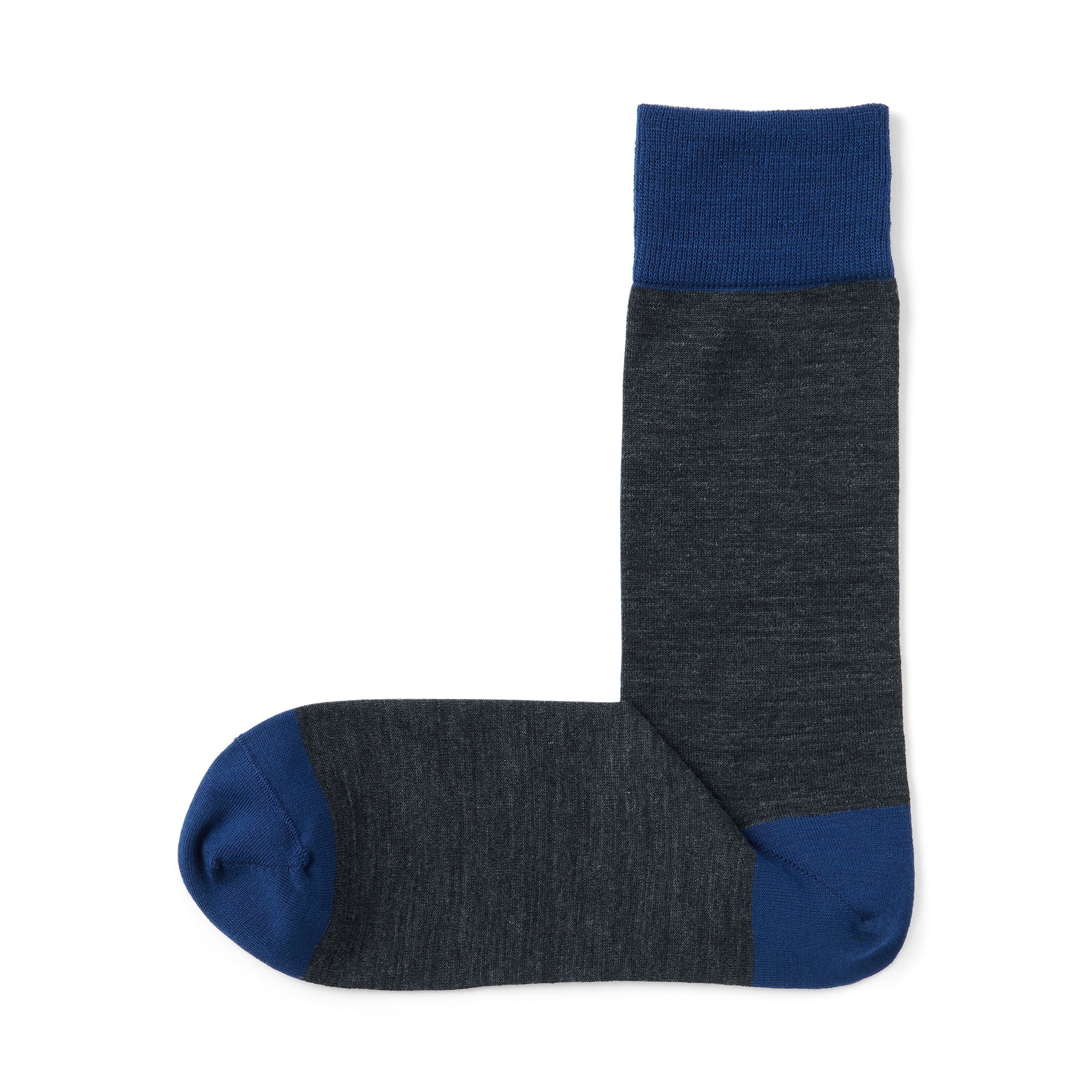 Right Angle Lustrous Wool Mix Thin Socks