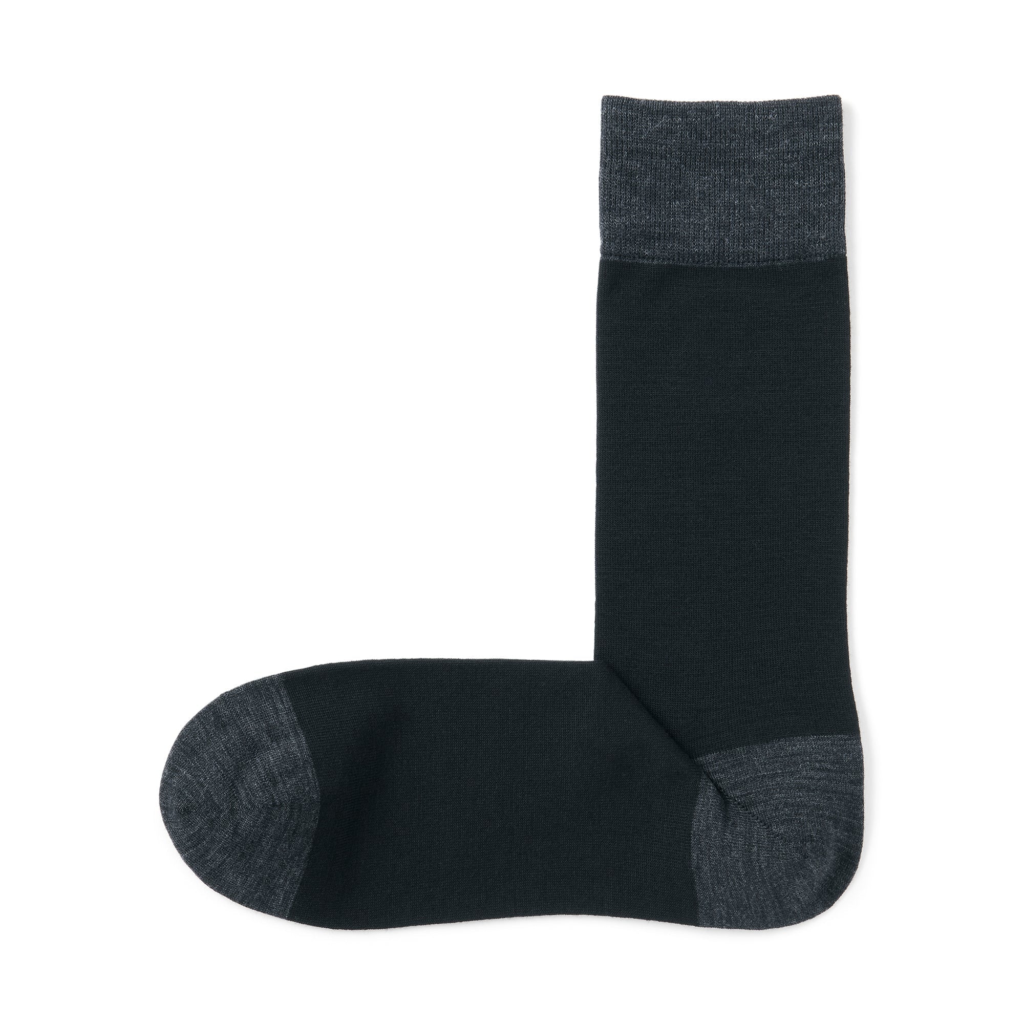 Right Angle Lustrous Wool Mix Thin Socks