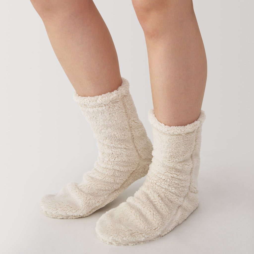 Right Angle Boa Fleece Cozy Socks