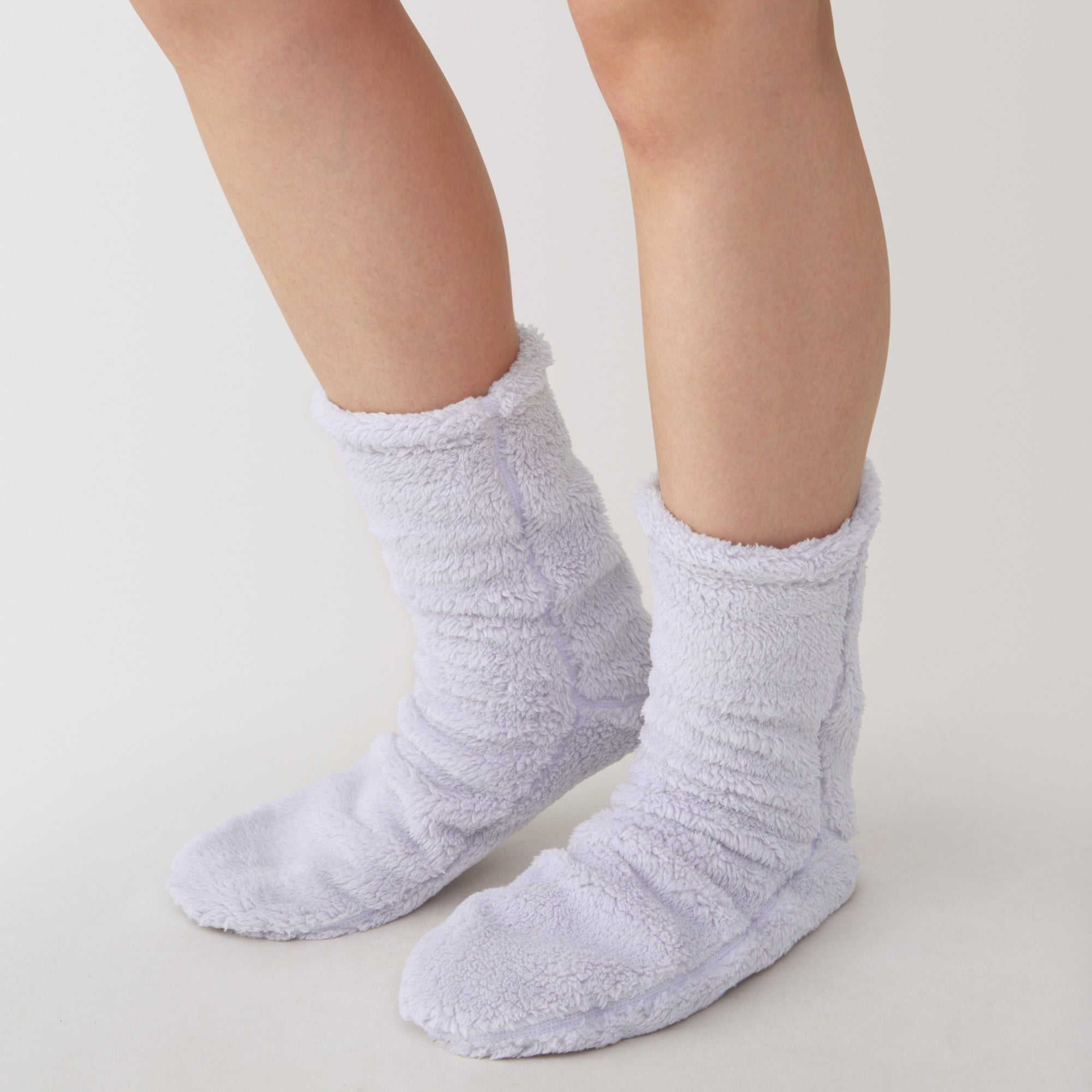 Right Angle Boa Fleece Cozy Socks