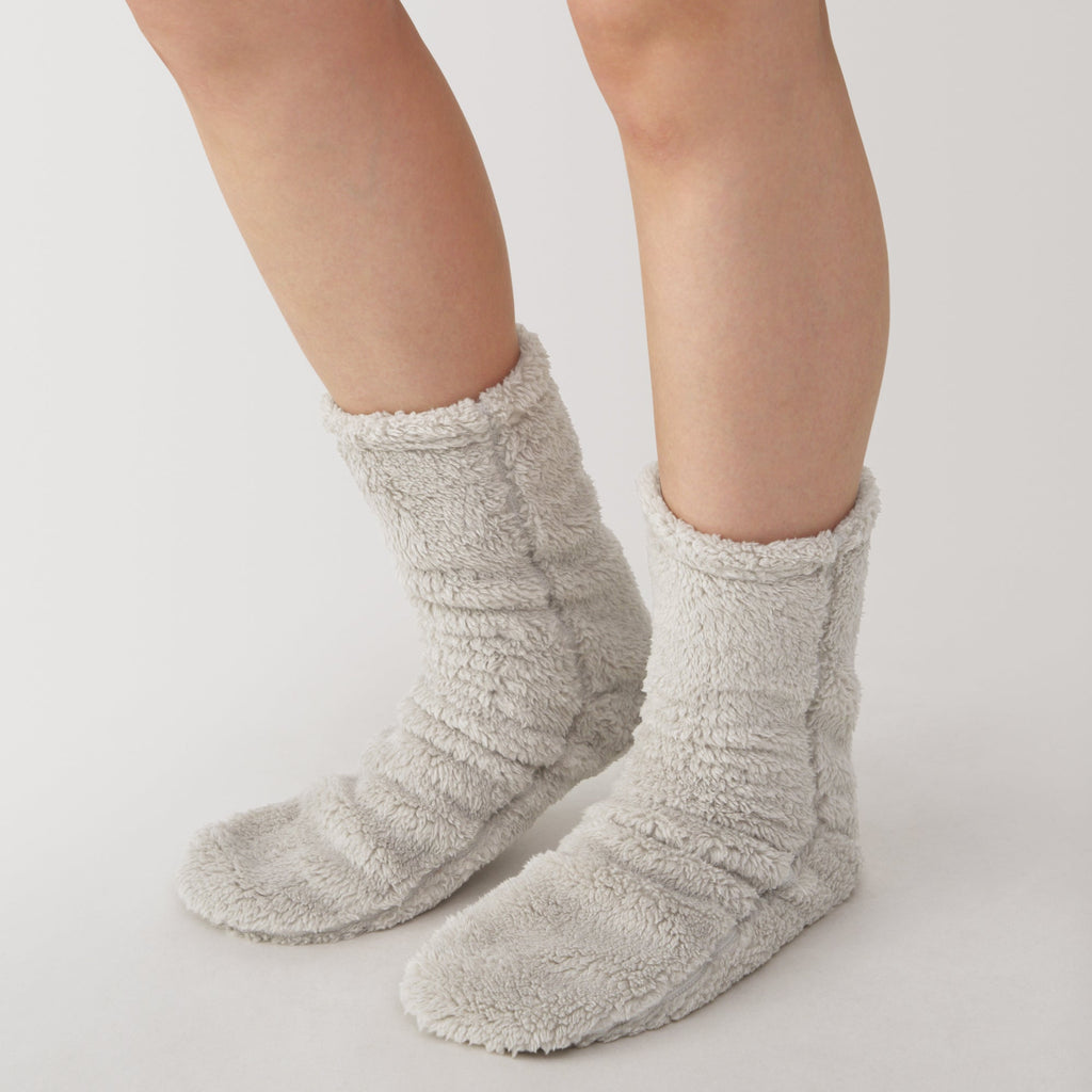 Right Angle Boa Fleece Cozy Socks