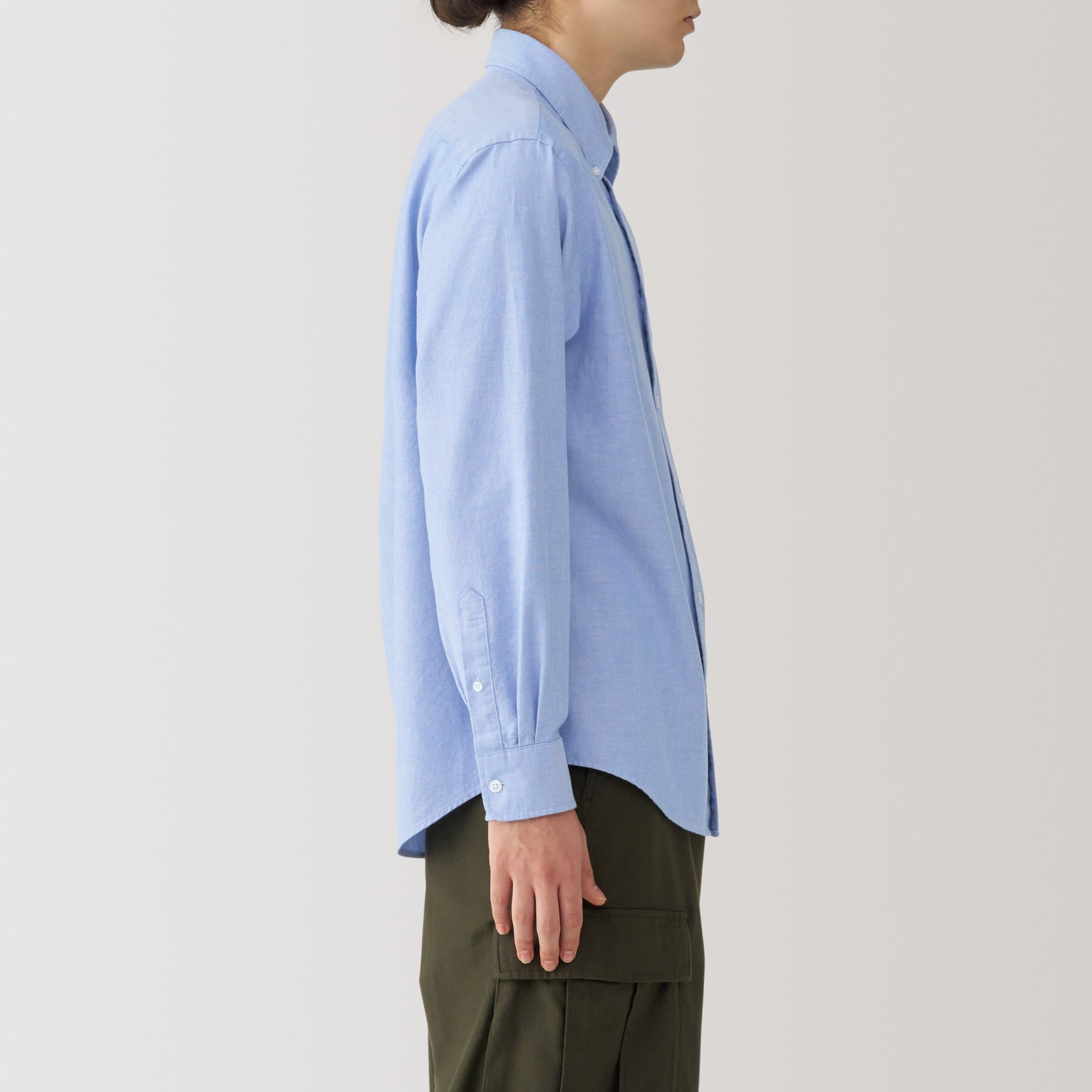 Men's Washed Oxford Button Down Shirt