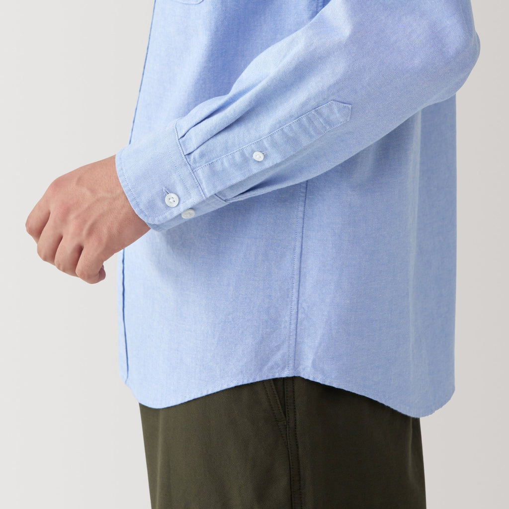 Men's Washed Oxford Button Down Shirt