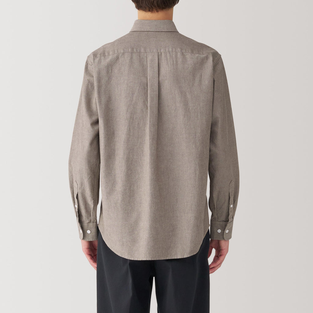Men's Washed Oxford Button Down Shirt