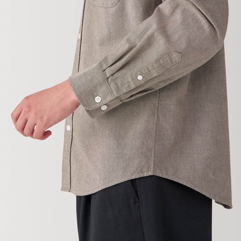Men's Washed Oxford Button Down Shirt