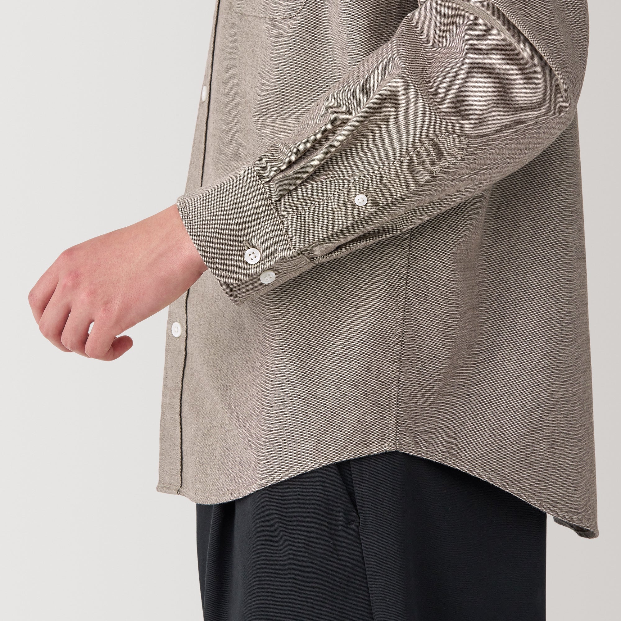 Men's Washed Oxford Button Down Shirt
