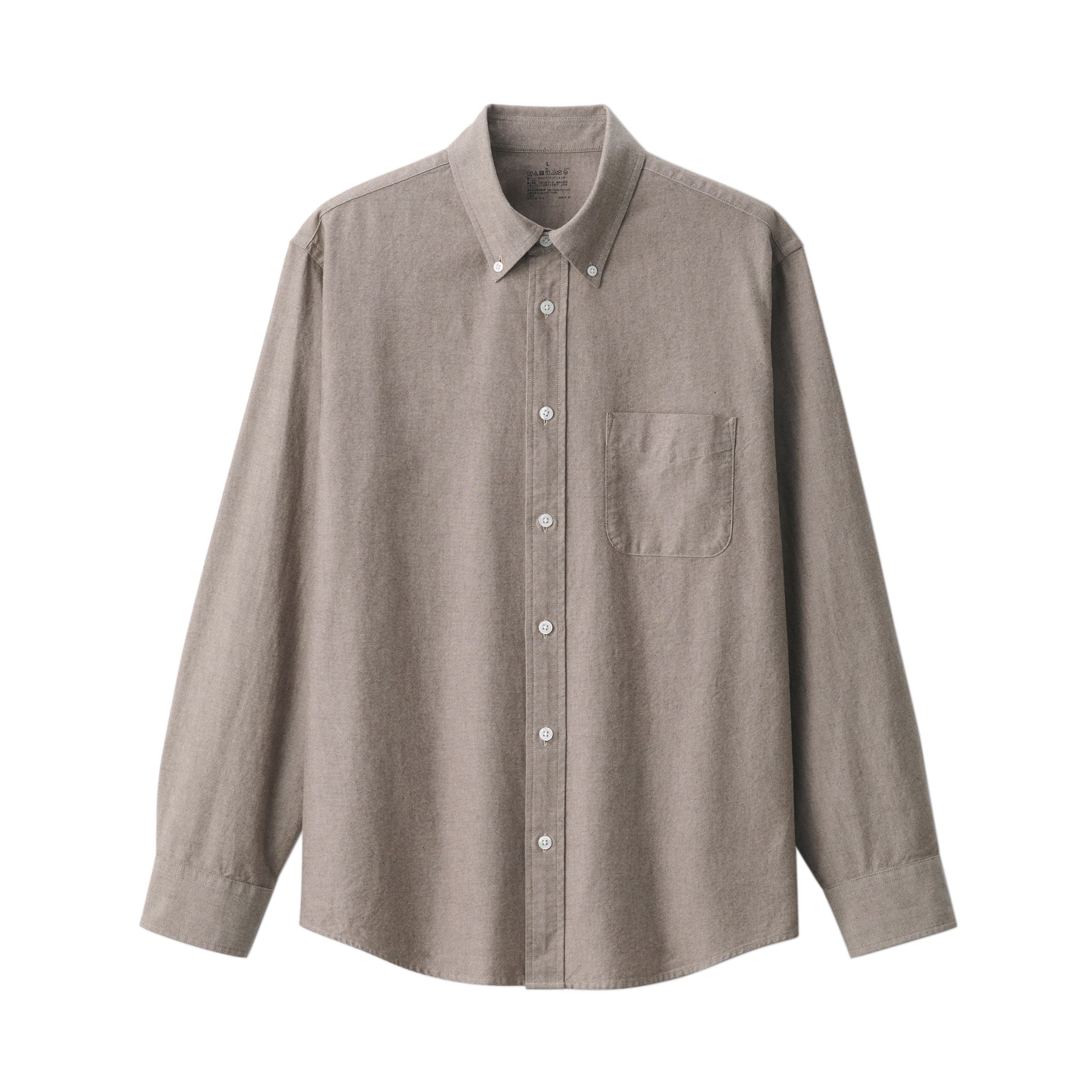 Men's Washed Oxford Button Down Shirt