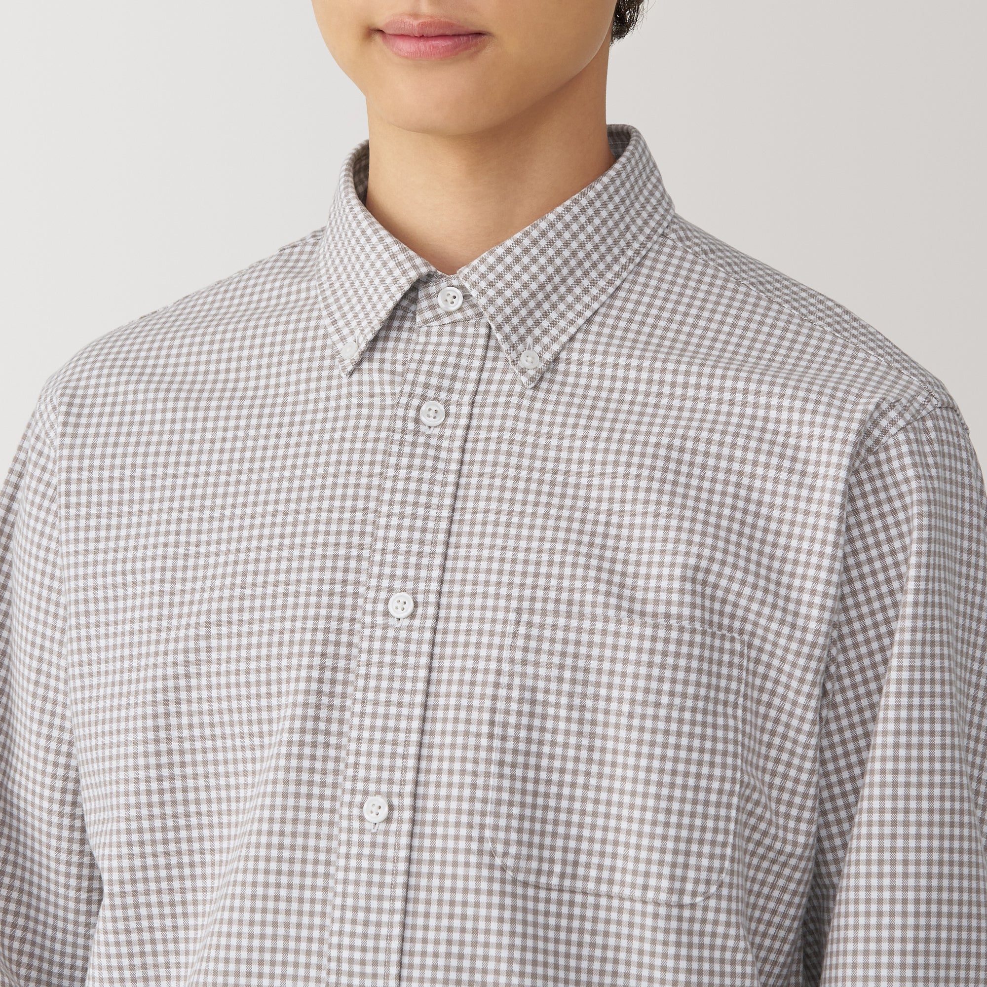 Men's Washed Oxford Button Down Shirt