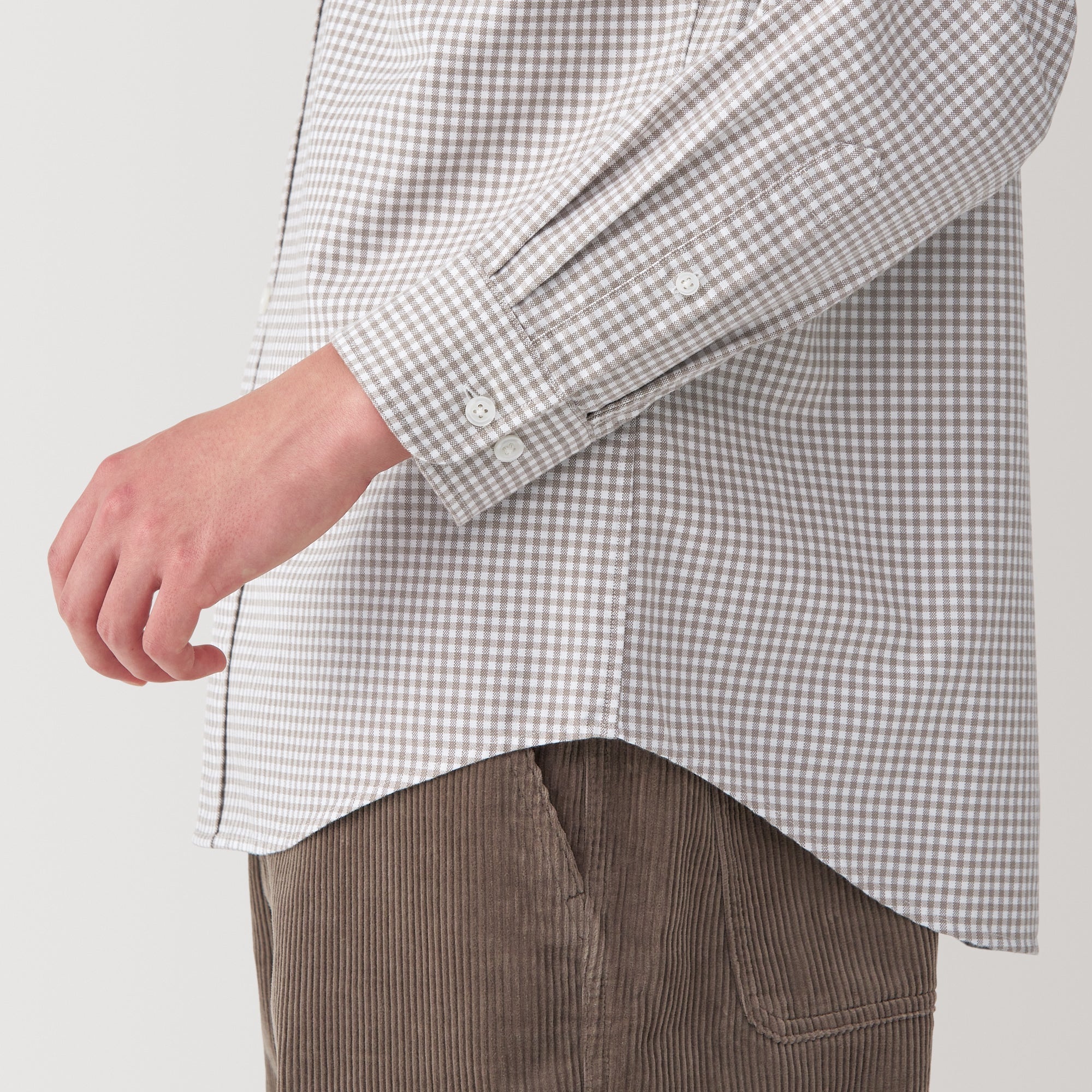 Men's Washed Oxford Button Down Shirt