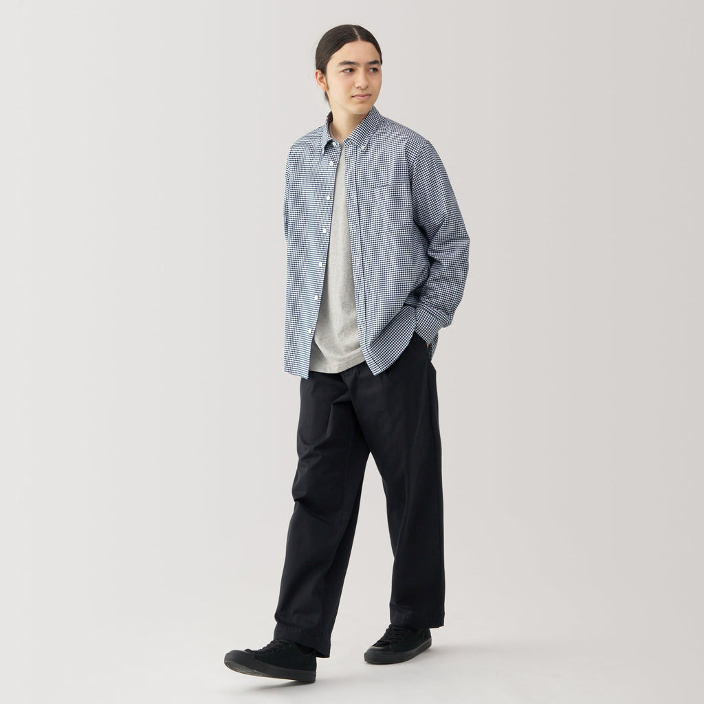 Men's Washed Oxford Button Down Shirt