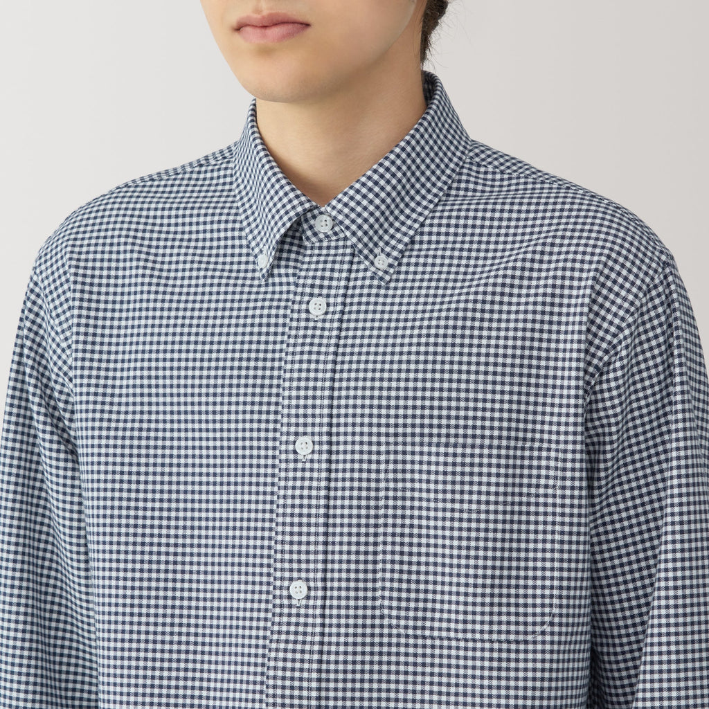 Men's Washed Oxford Button Down Shirt