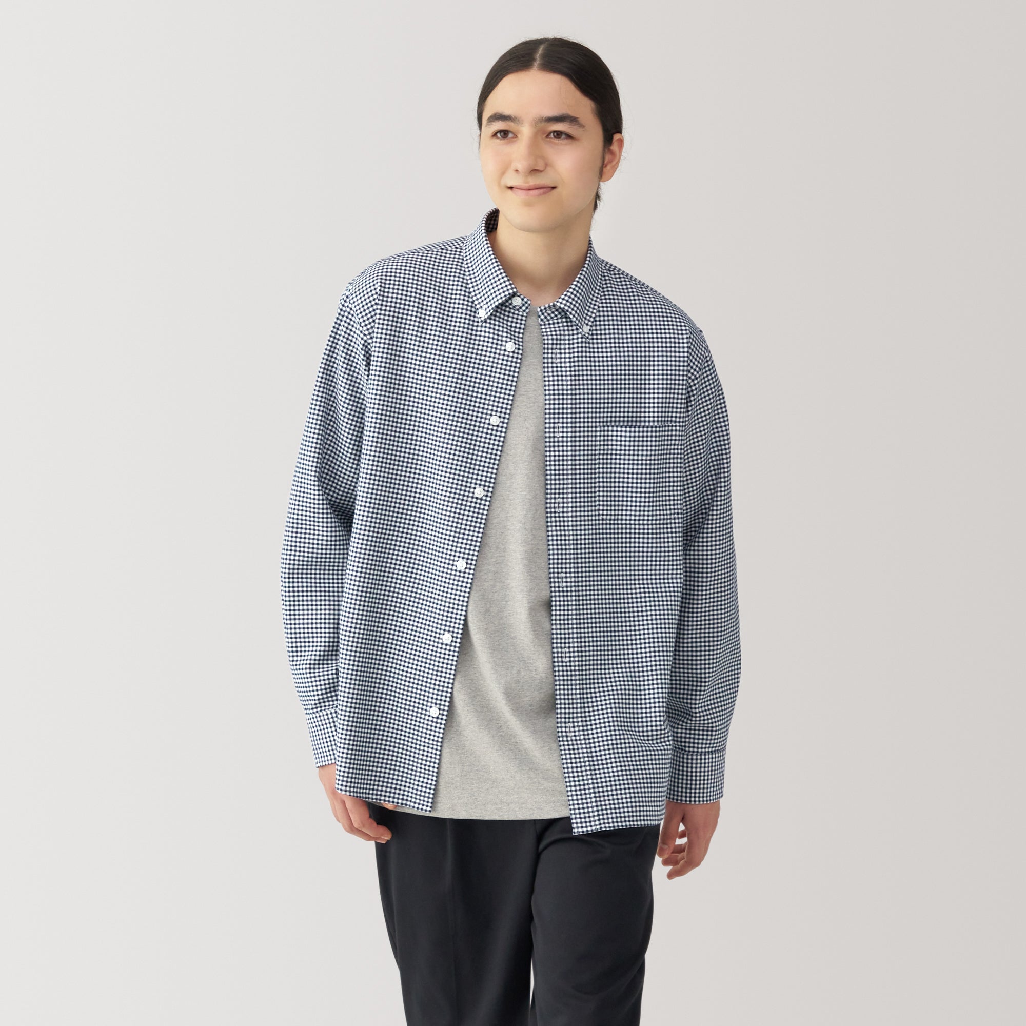 Men's Washed Oxford Button Down Shirt
