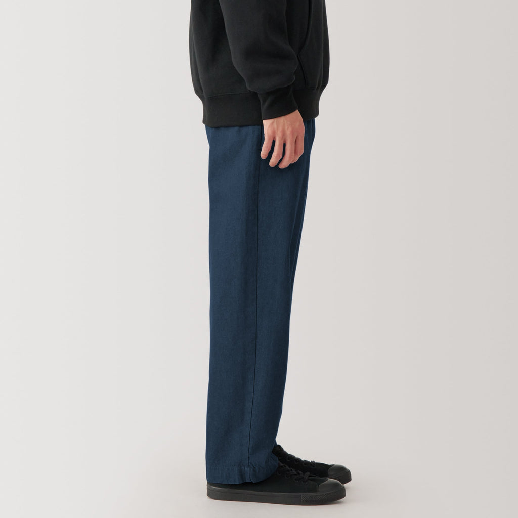 Men's Indigo Darted Wide Pants (L29)