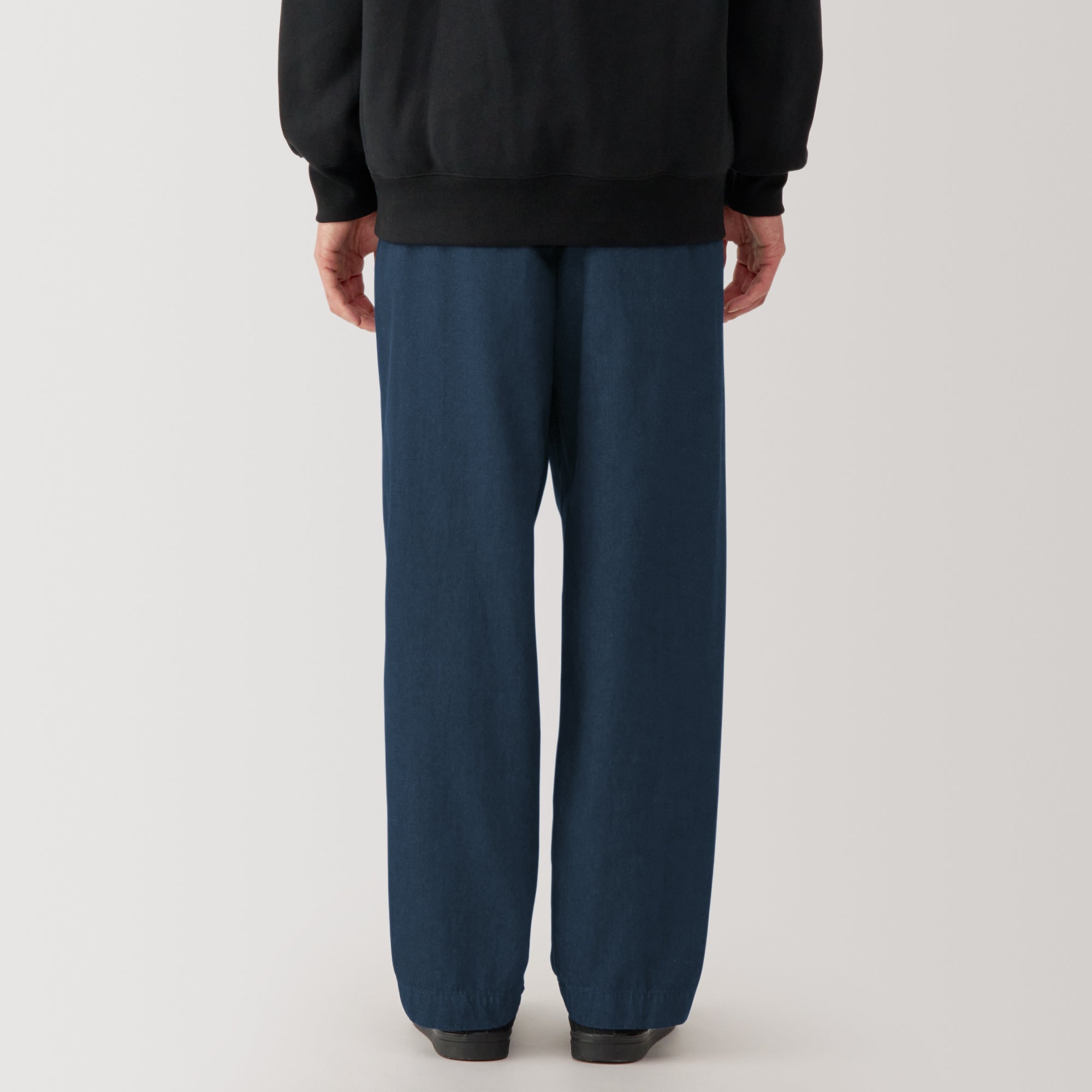 Men's Indigo Darted Wide Pants (L29)