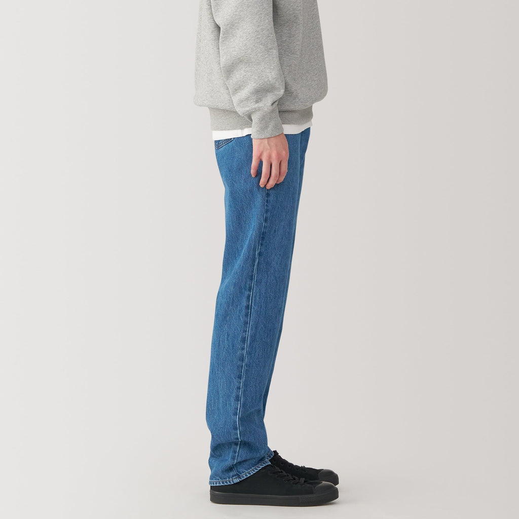 Men's Kapok Blend Straight Denim Trousers