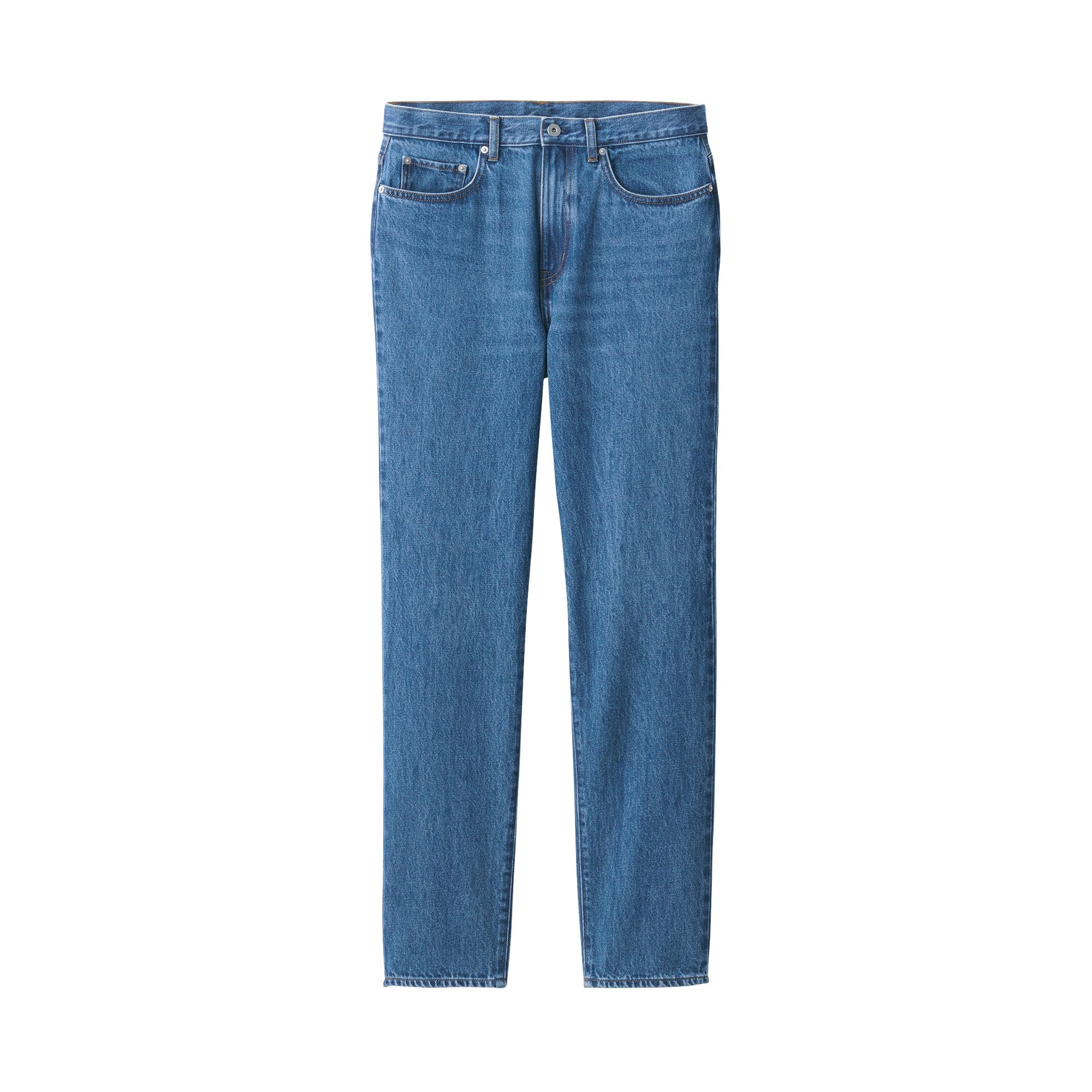 Men's Kapok Blend Straight Denim Trousers