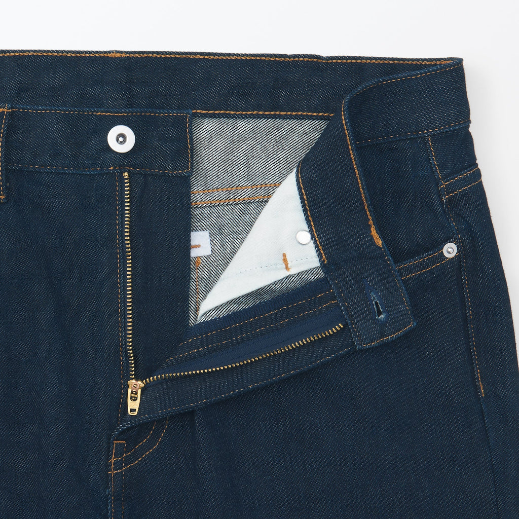 Men's Kapok Blend Straight Denim Trousers