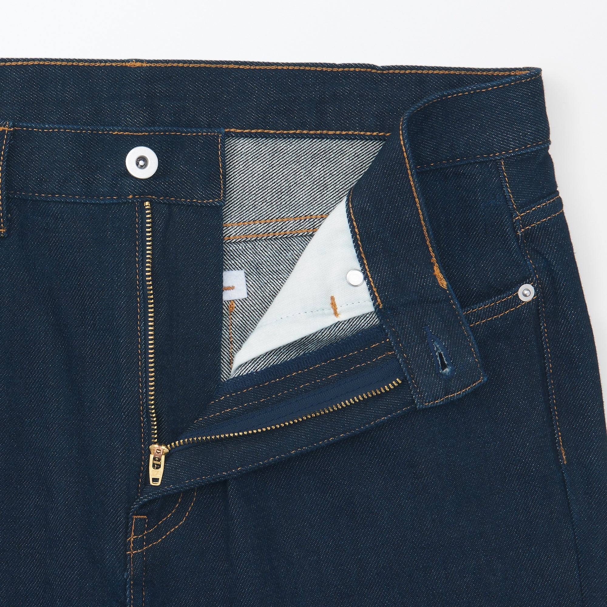 Men's Kapok Blend Straight Denim Trousers
