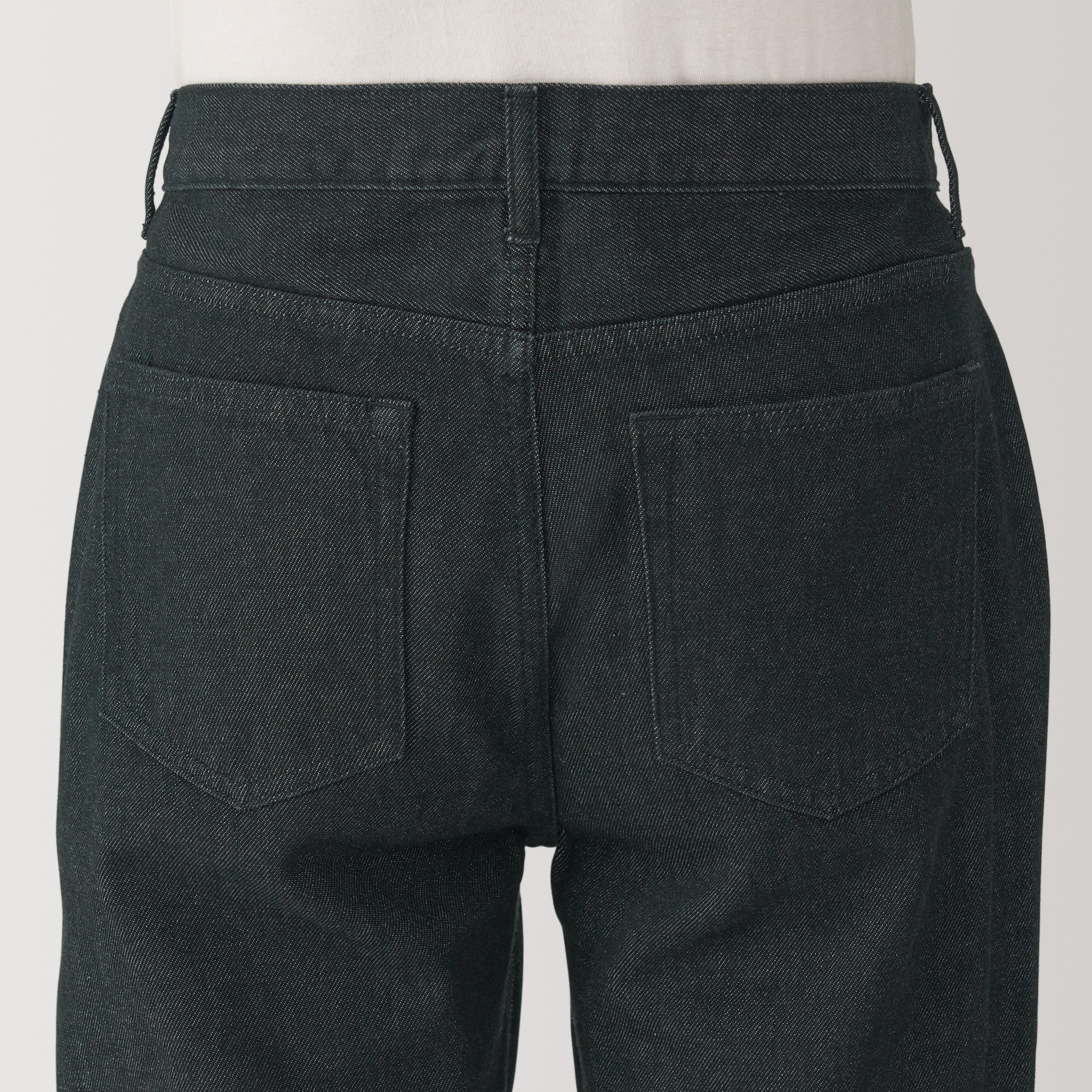 Men's Kapok Blend Straight Denim Trousers