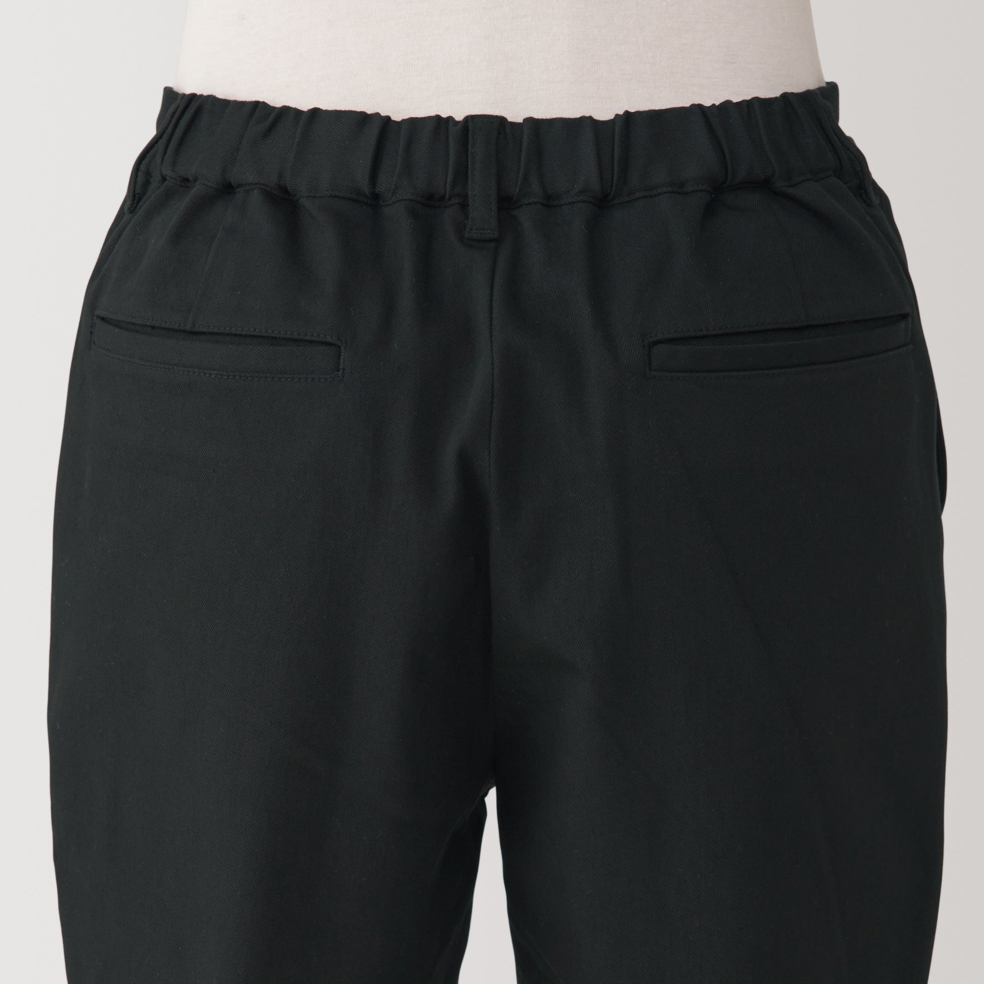 Men's Super Stretchy Denim Jogger Sweatpants - Black