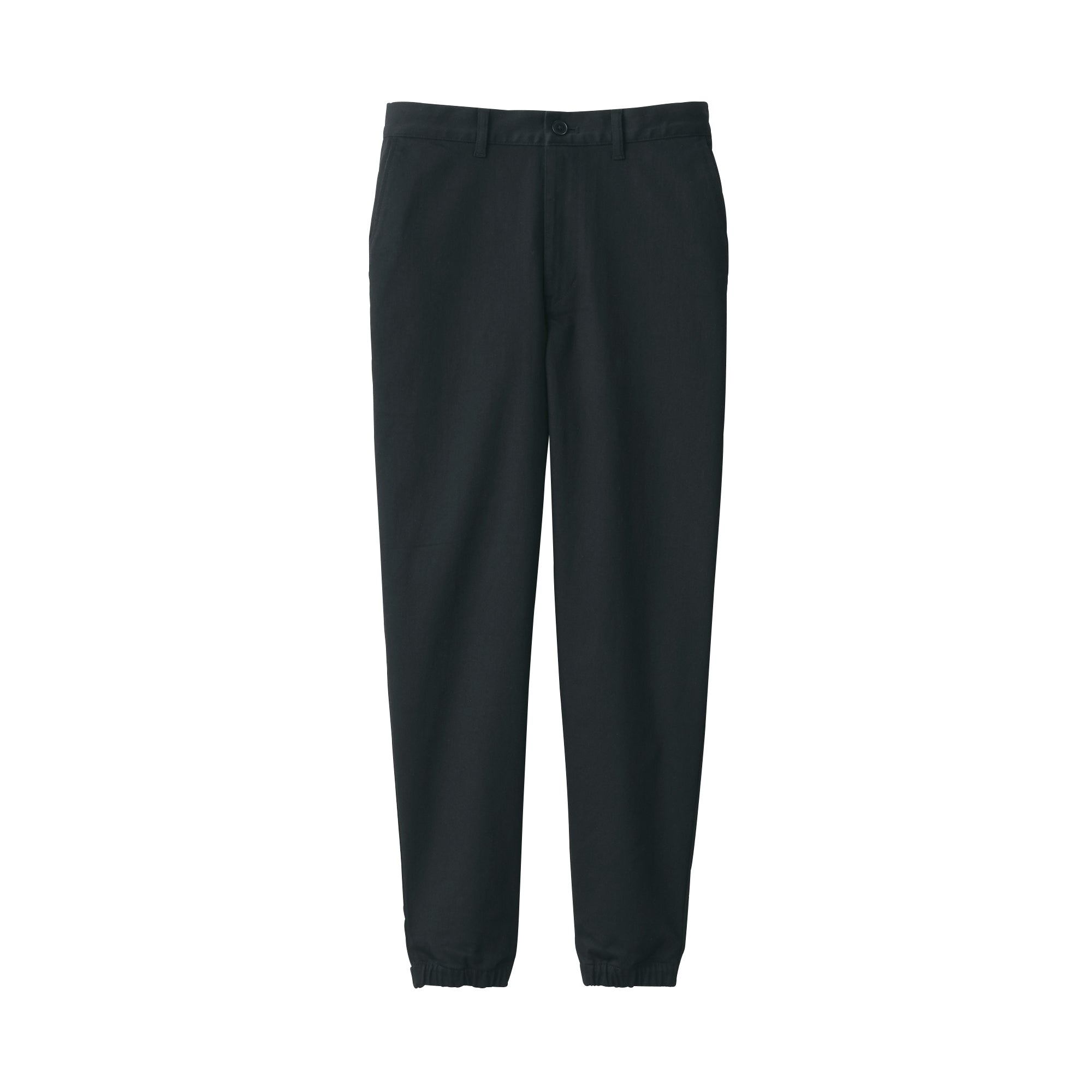 Men's Super Stretchy Denim Jogger Sweatpants - Black