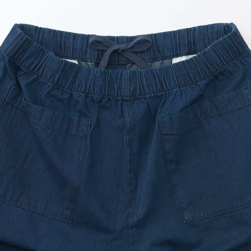 Men's Washed Denim Easy Pants - Dark Navy