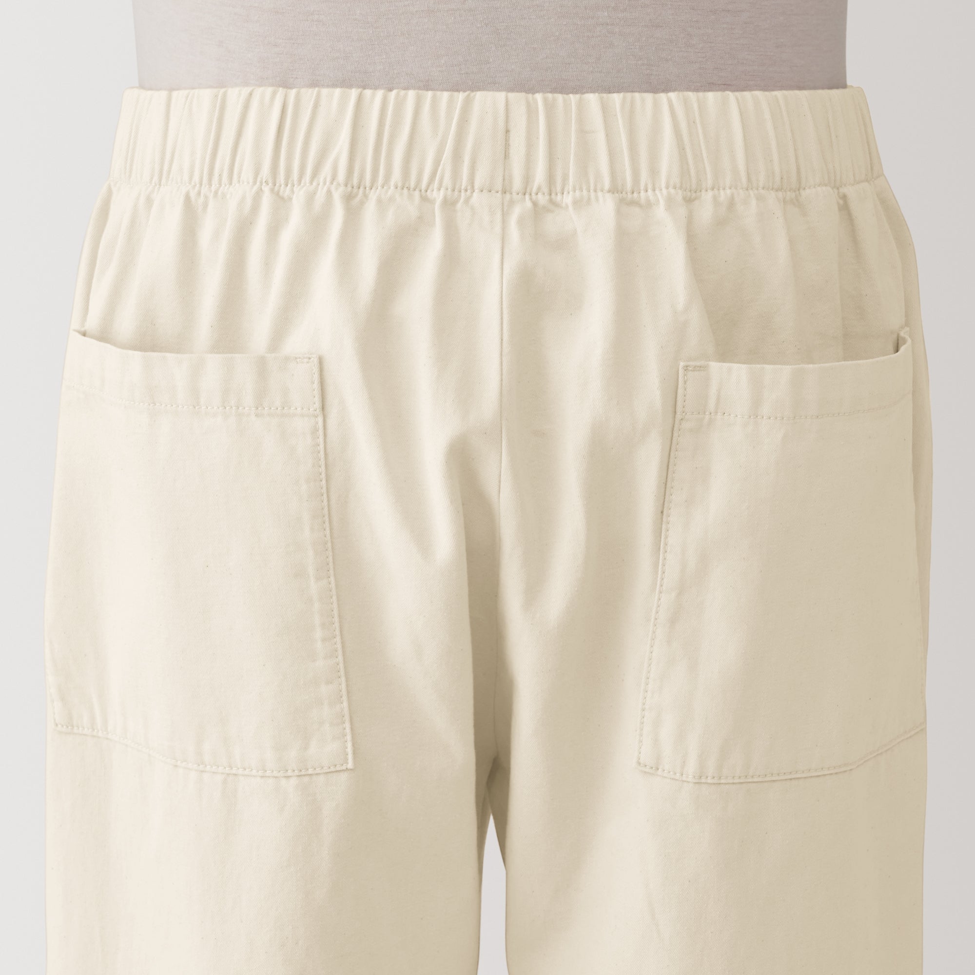 Men's Washed Denim Easy Pants - Natural