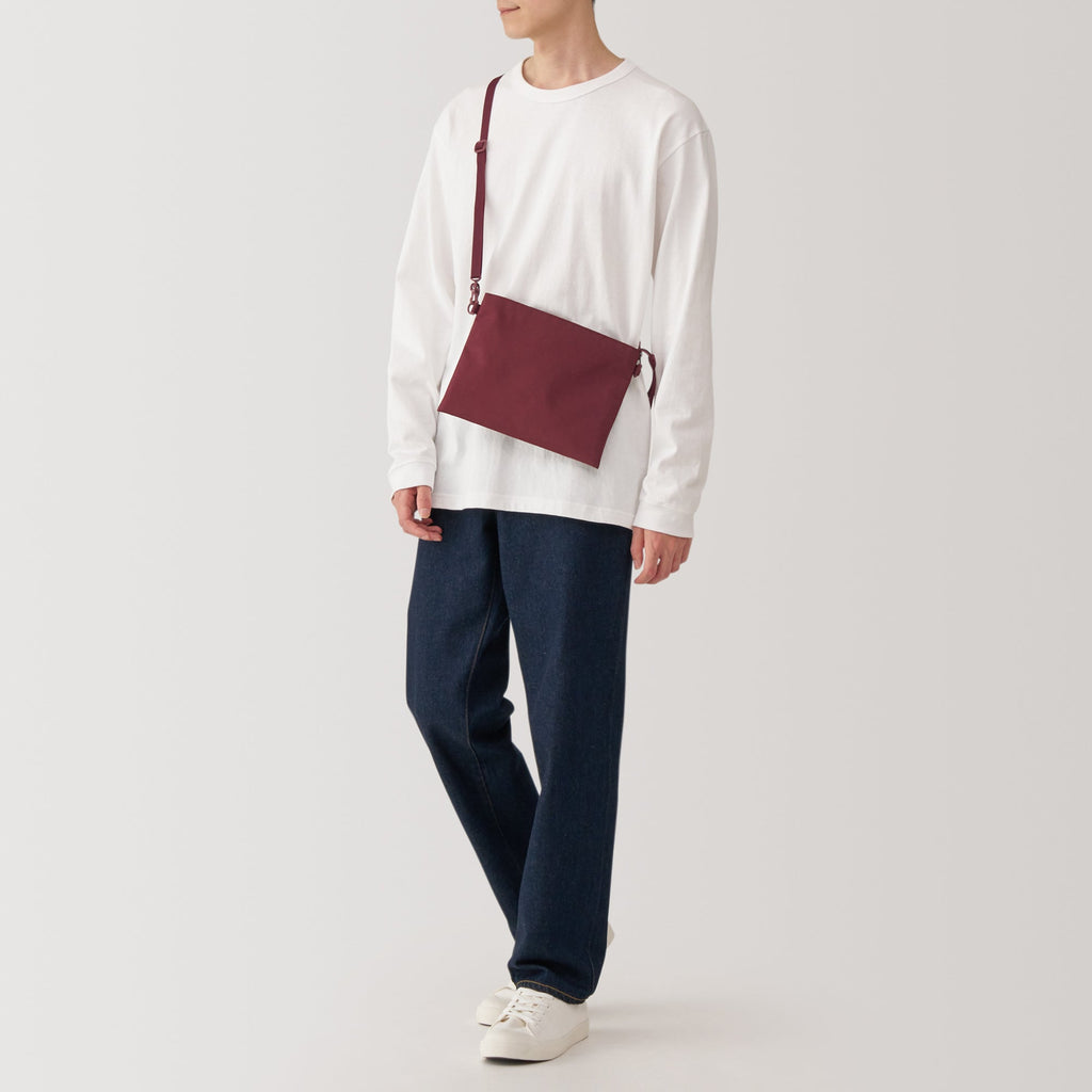 2-Way Water Repellent Sacoche / Crossbody Bag