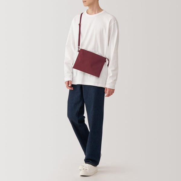 2-Way Water Repellent Sacoche / Crossbody Bag