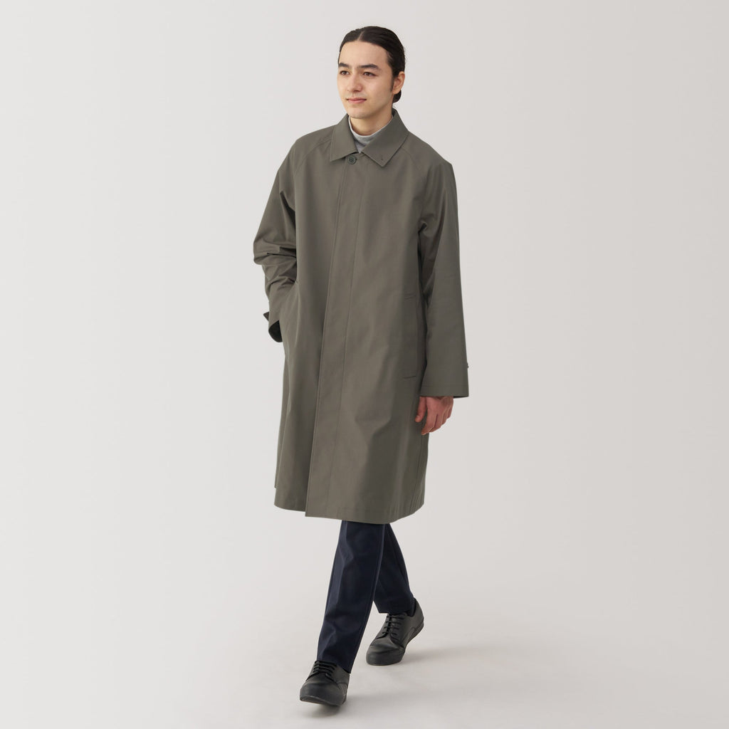 Men's Water Repellent Stand Fall Collar Coat