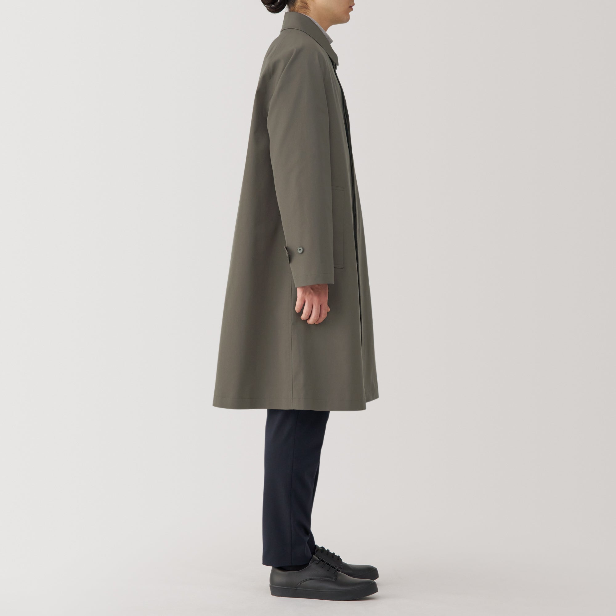 Men's Water Repellent Stand Fall Collar Coat
