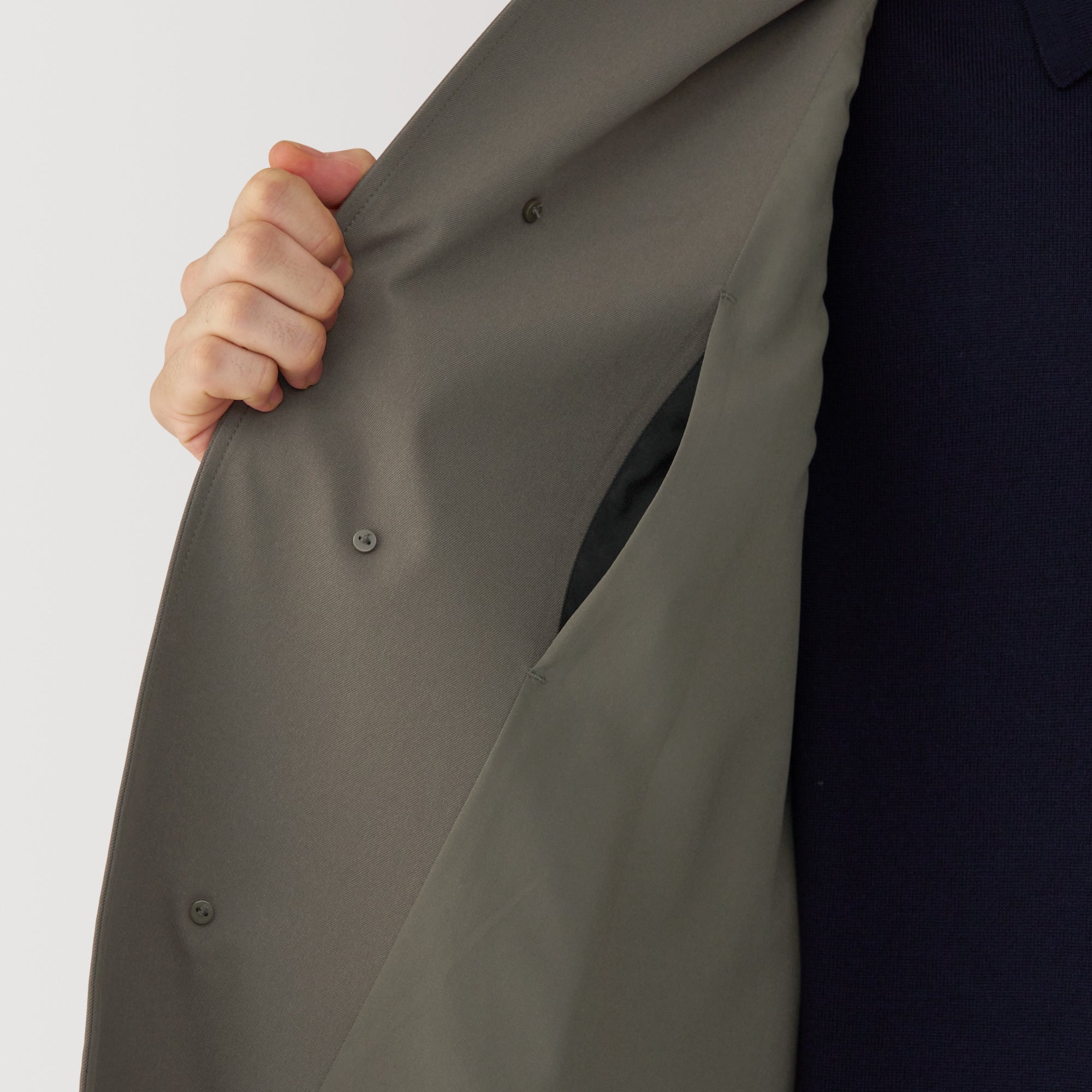 Men's Water Repellent Stand Fall Collar Coat