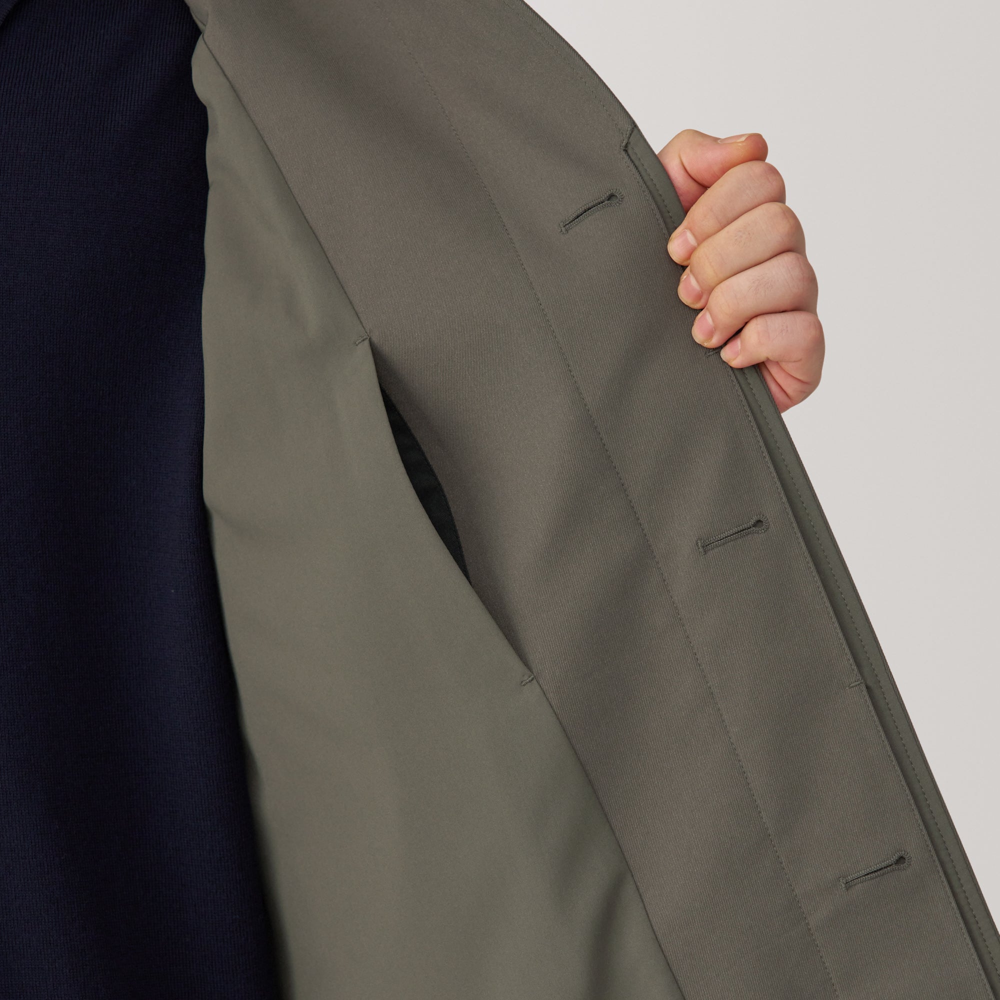 Men's Water Repellent Stand Fall Collar Coat